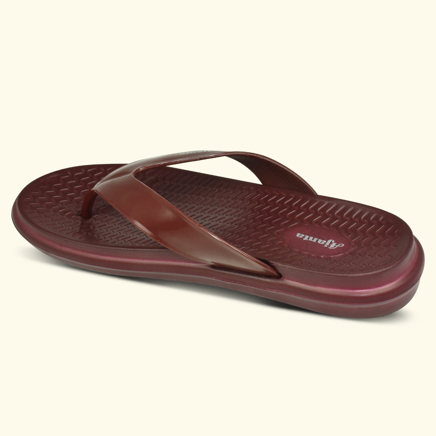 Ajanta Women’s Casual PVC Slip-On Slipper – Lightweight EVA Sole for Everyday Comfort-EL1054