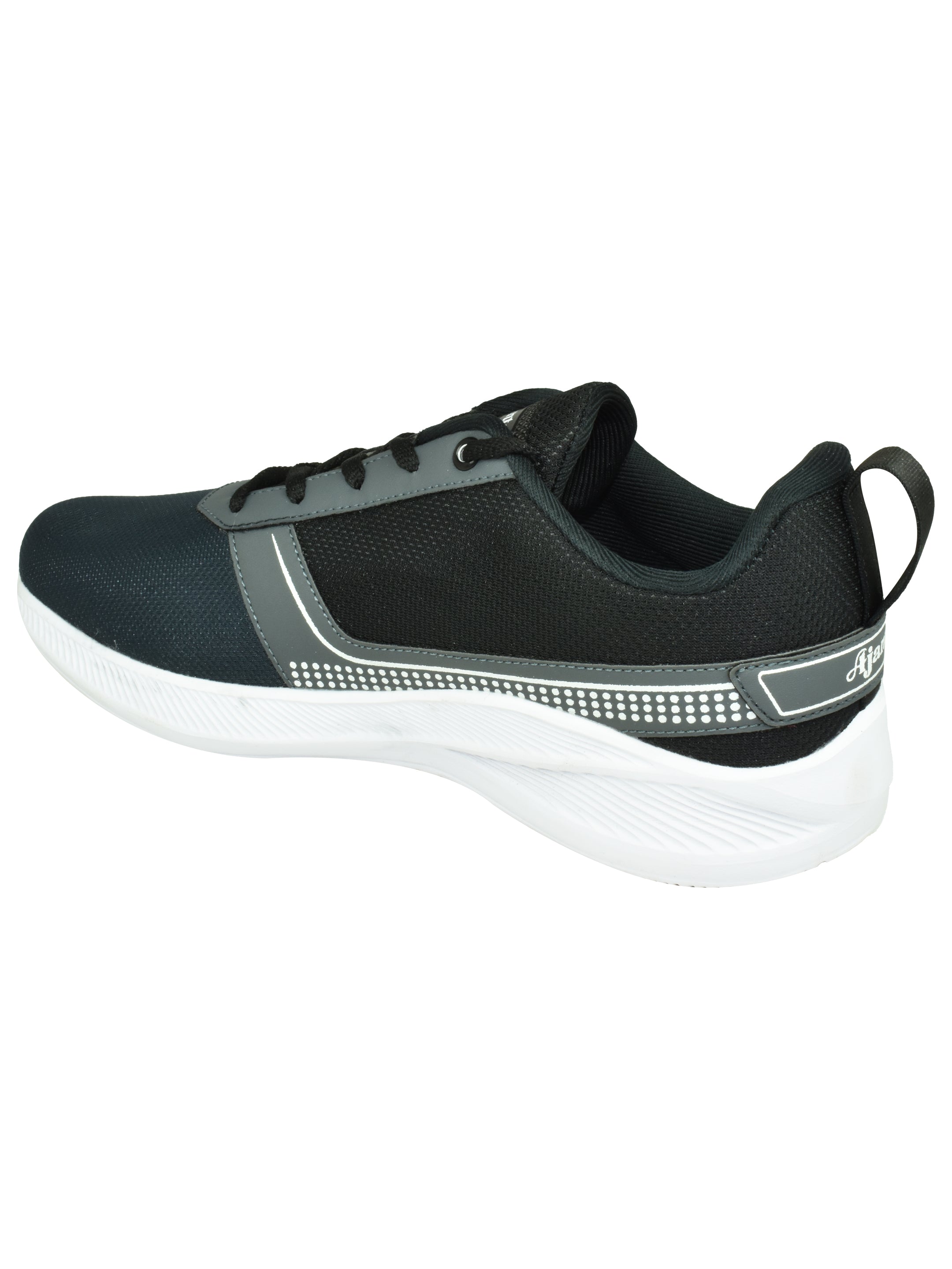 Ajanta Men’s Dual-Color Black & White Casual Shoe with Lightweight EVA Sole