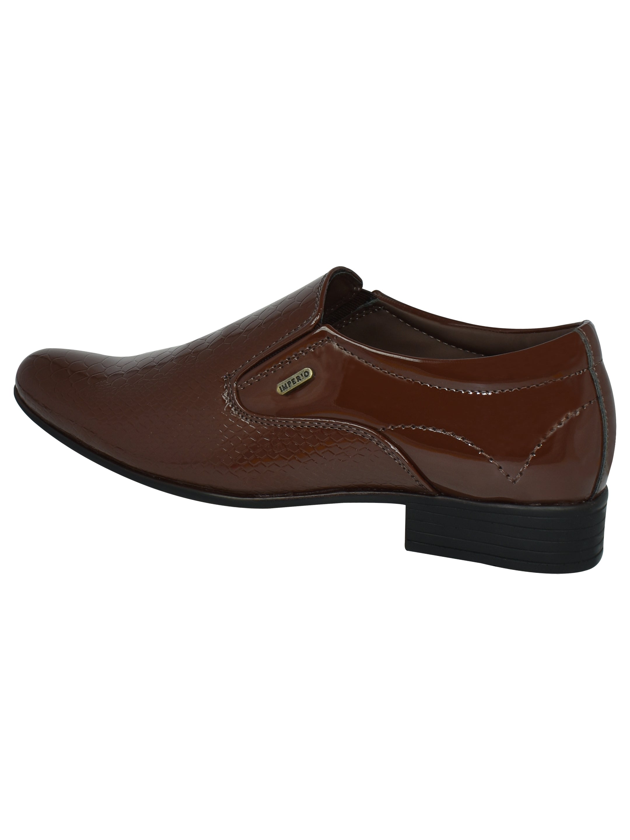 Imperio by Ajanta Men’s Brown Slip-On Formal Shoes for Office & Business Wear