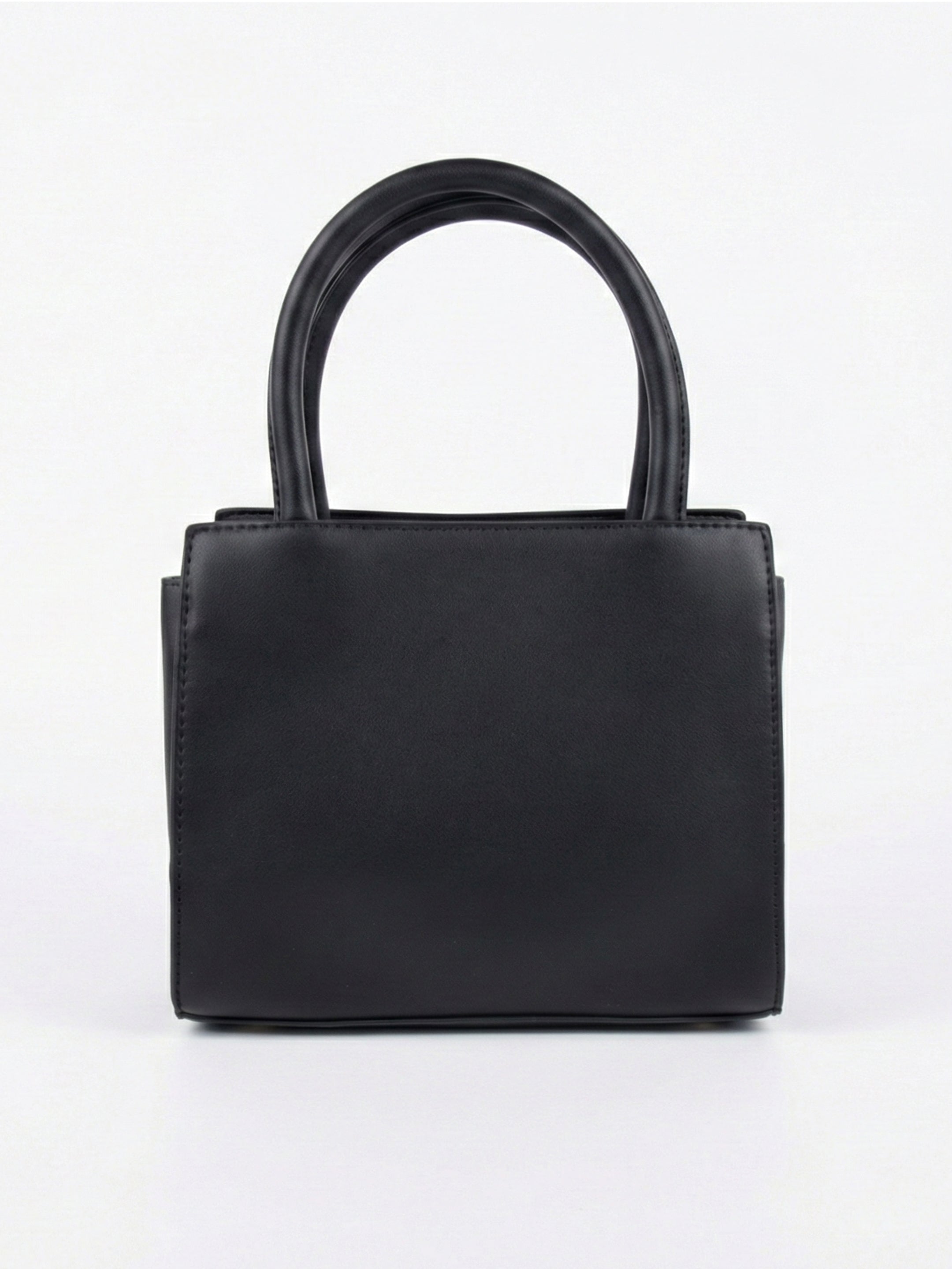 Ajanta Stylish Women’s Black Handbag with Detachable Sling Strap & Top Handle