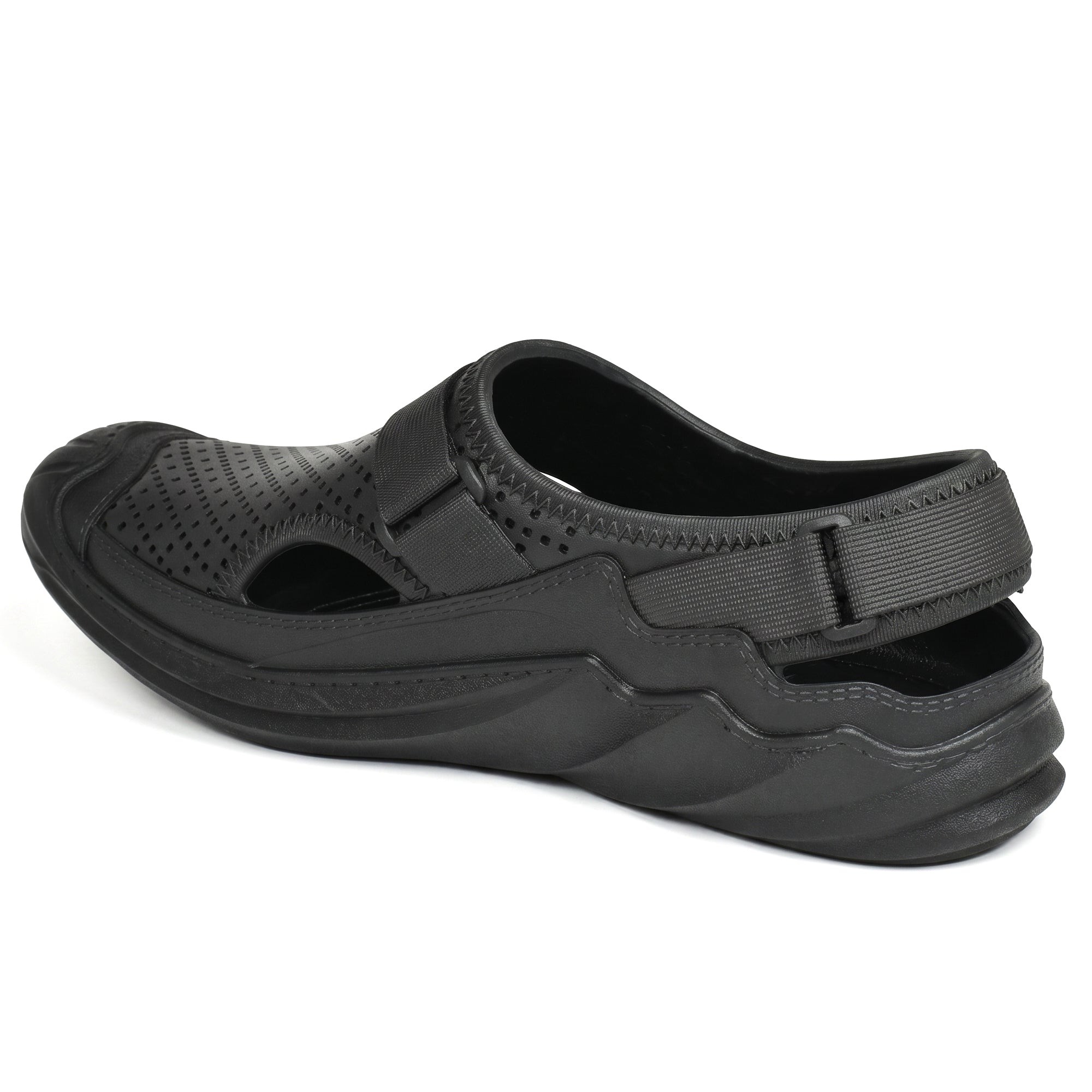 AJANTA Men's Roman Sandals | PVC Molded Water Resistant Sandals for Men | Lightweight Breathable Walking Sandals | Rainy Season Outdoor Casual Daily Wear Footwear