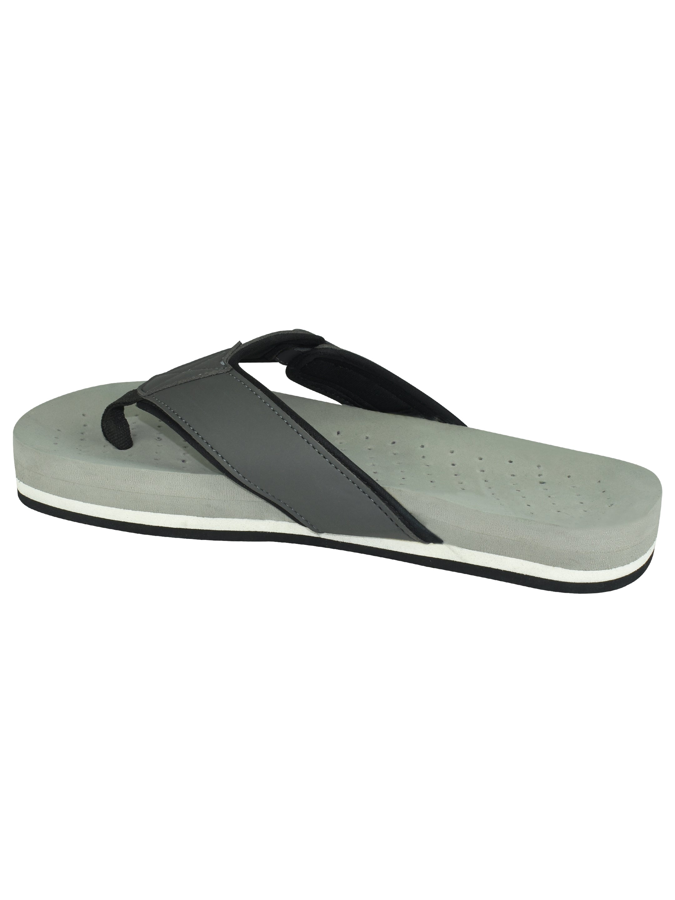 Ortho Cheer Men's Orthopedic and Diabetic Friendly Super Soft, Lightweight & Comfortable Slipper with Velcro Strap AO2008