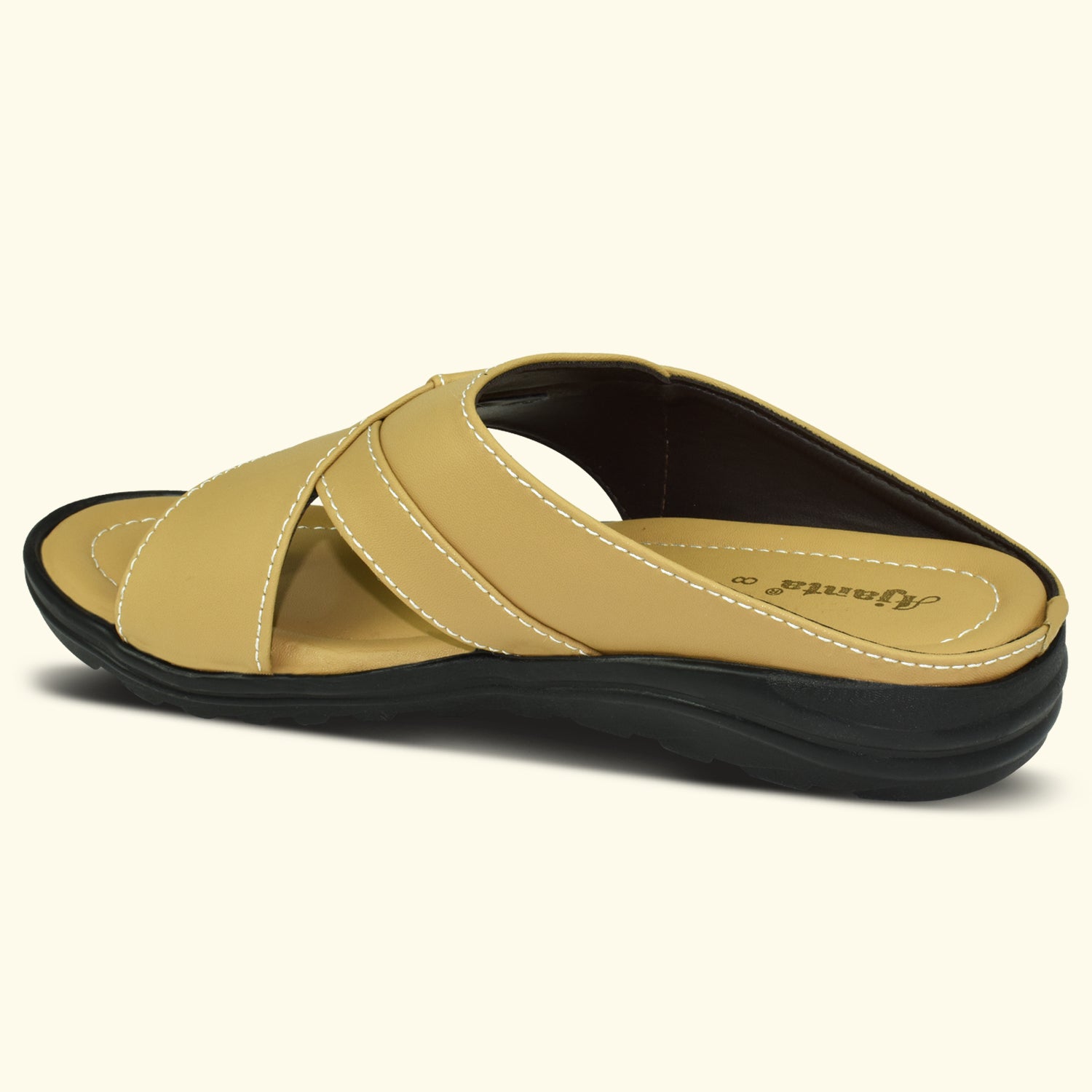 AJANTA Men Flats Sandal / Casual-Look Men’s Sandals / Classic Slip-On Sandal CG0847