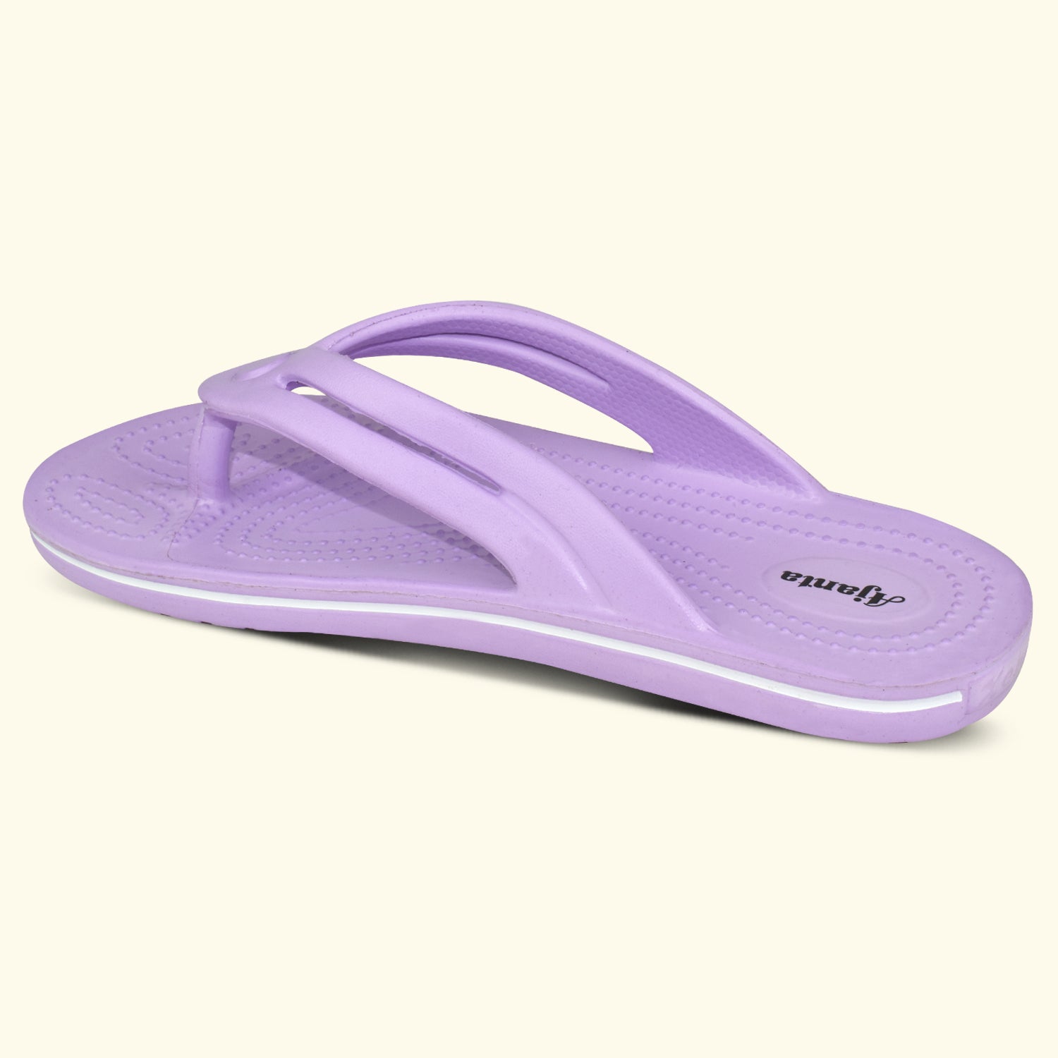 Ajanta Women’s Casual PVC Slip-On Slippers – Lightweight EVA Sole for Everyday Comfort-EL1052