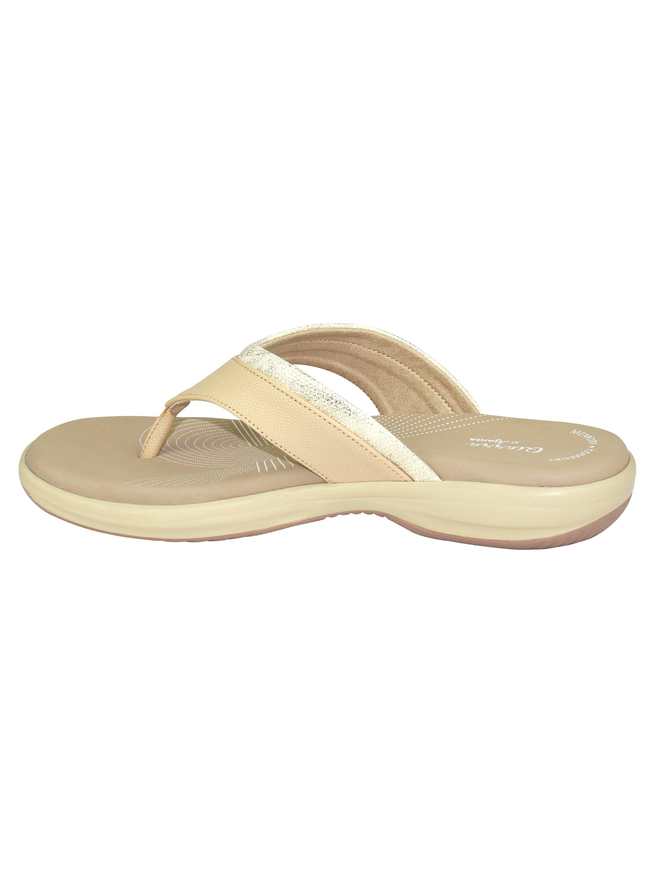 Ajanta Casual Slip on Stylish Flat Sandal for Women & Comfortable Slipper EL1009