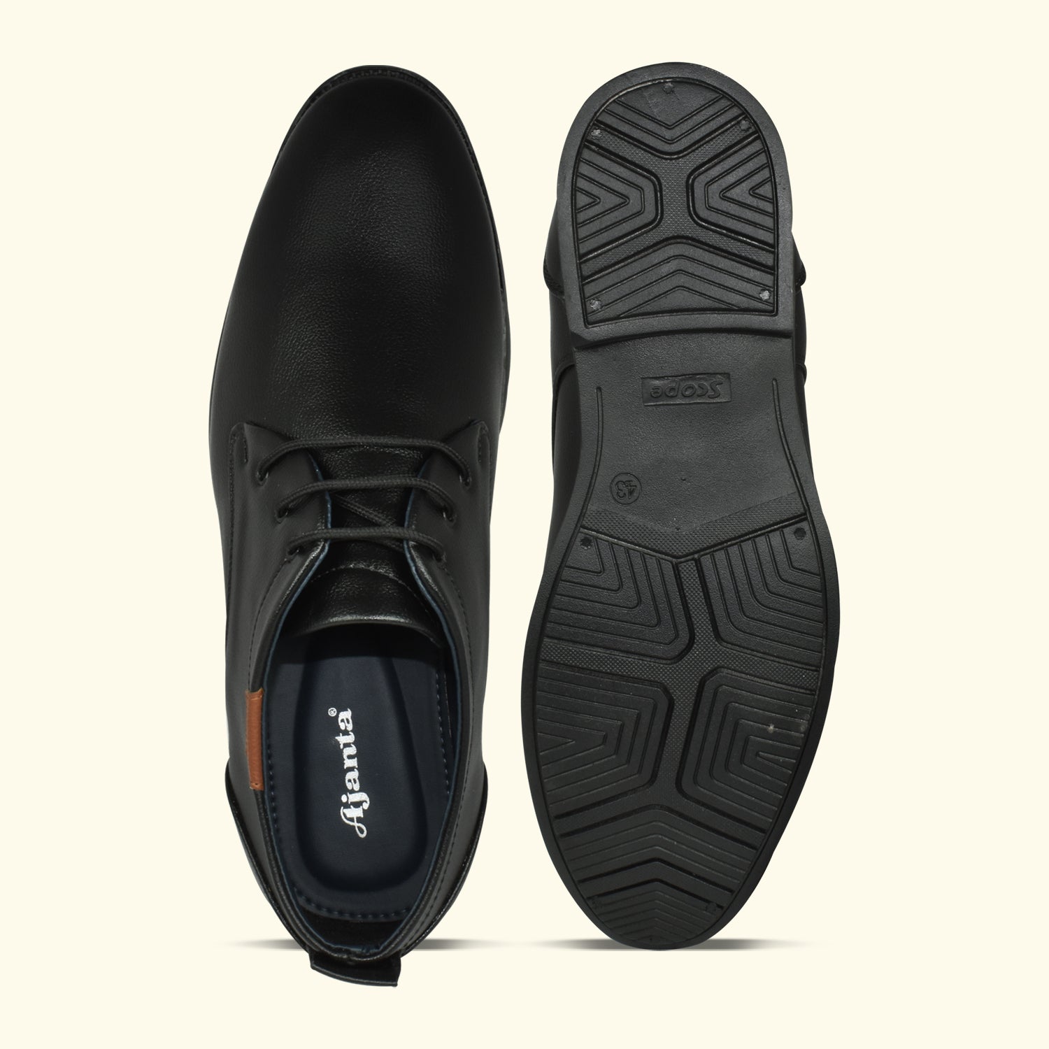 Ajanta Men's Formal Shoes|Lace-Up Shoes,Perfect for Formal,Business & Parties EG5011