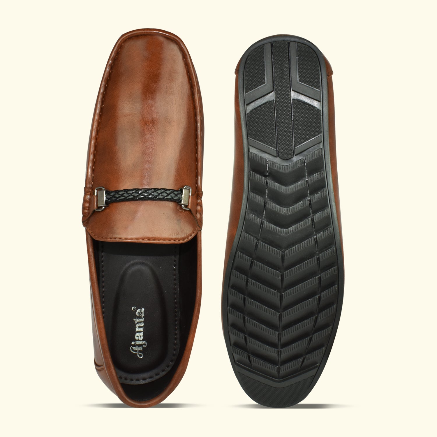 AJANTA Loafers For Men| Soft Cushioned Insole | Super Flexible, Slip-On Shoes for Casual, Office & Everyday Wear EG4024