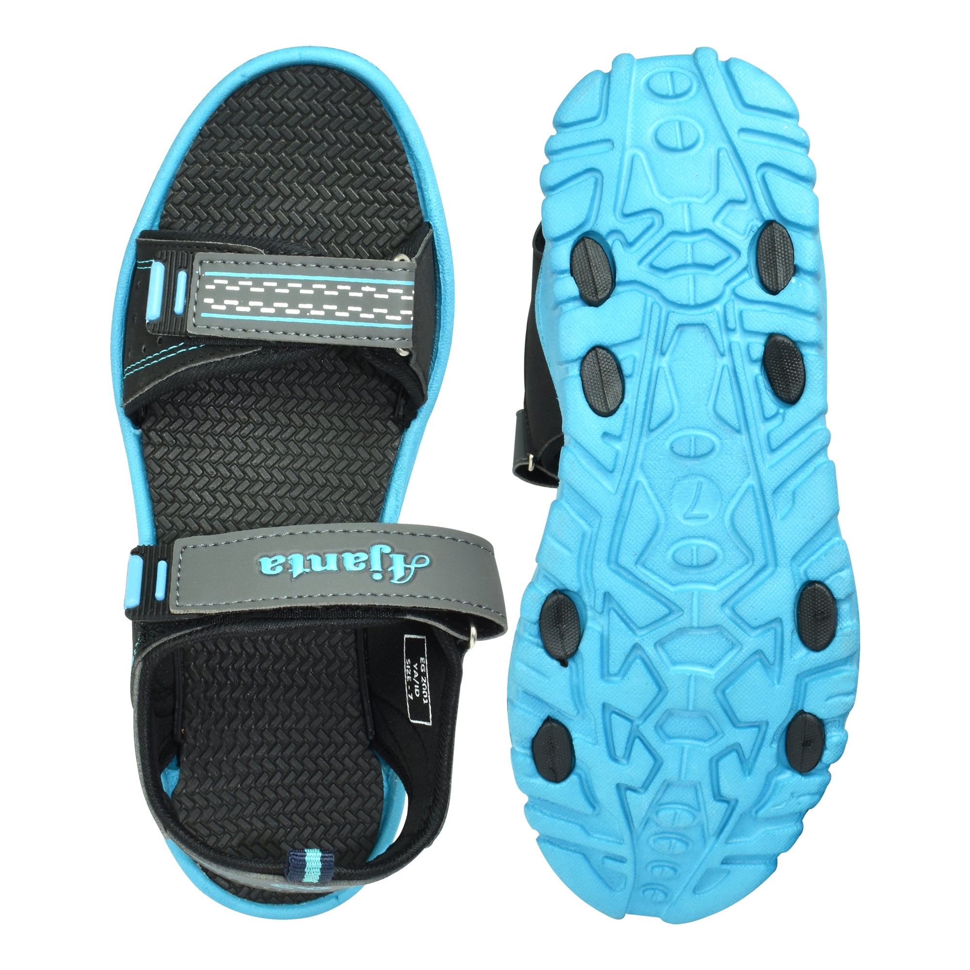 Ajanta Men’s Sports Sandals with Velcro Strap