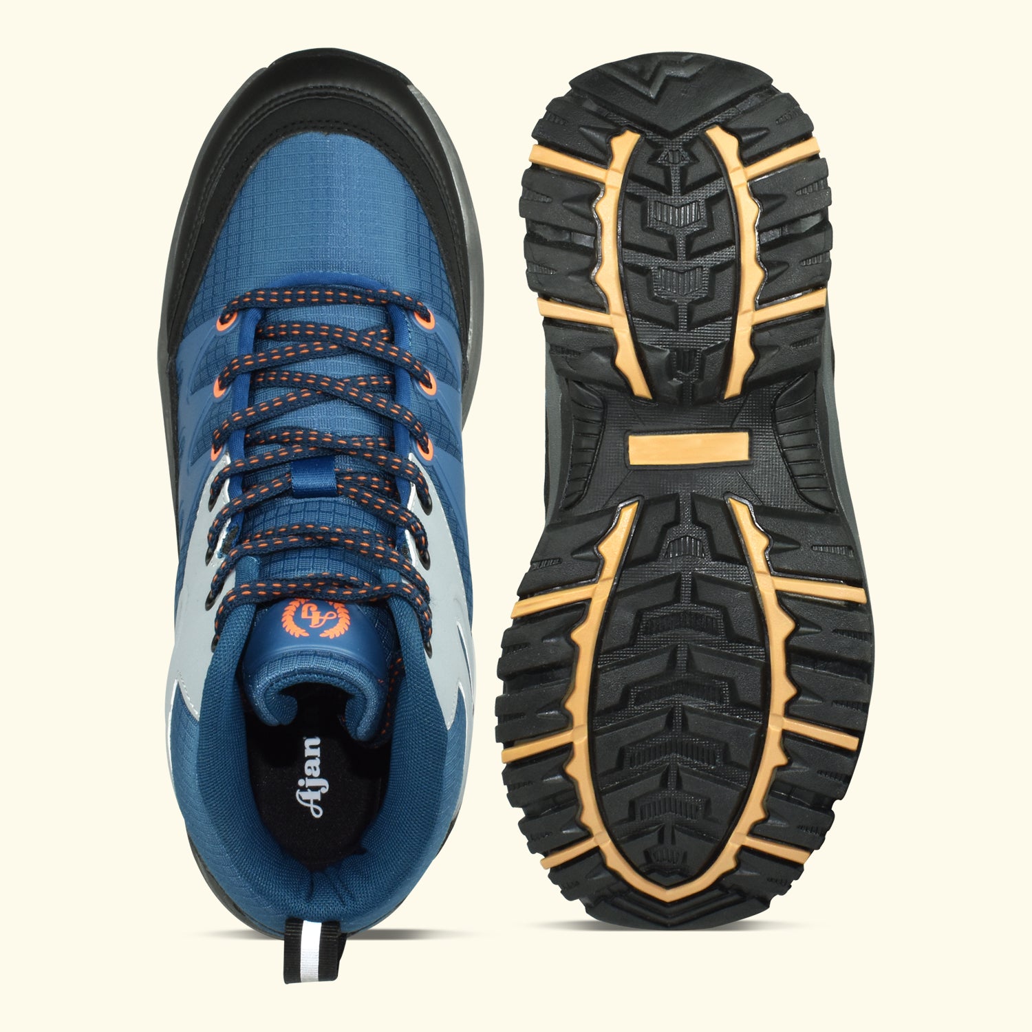 AJANTA Terra Trek Outdoor Hiking Shoes With Superior Grip & Comfort | Lightweight & Sturdy Boots EG1055