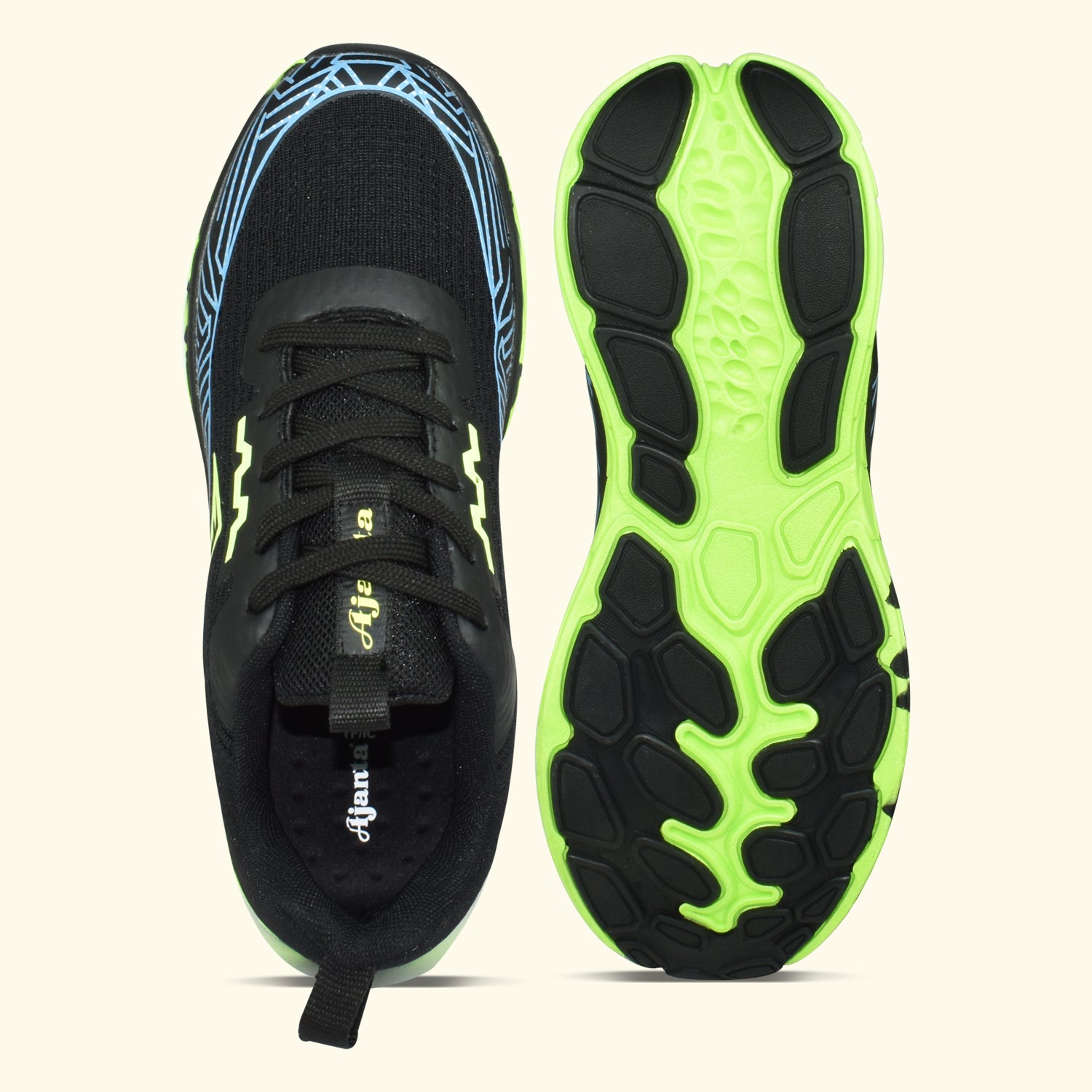 Ajanta Men's Neo-Glide Pacer Runner Shoe | Lightweight, Durable, Energetic Athletic Shoes | Perfect for Sports, Fitness, and Daily Workouts