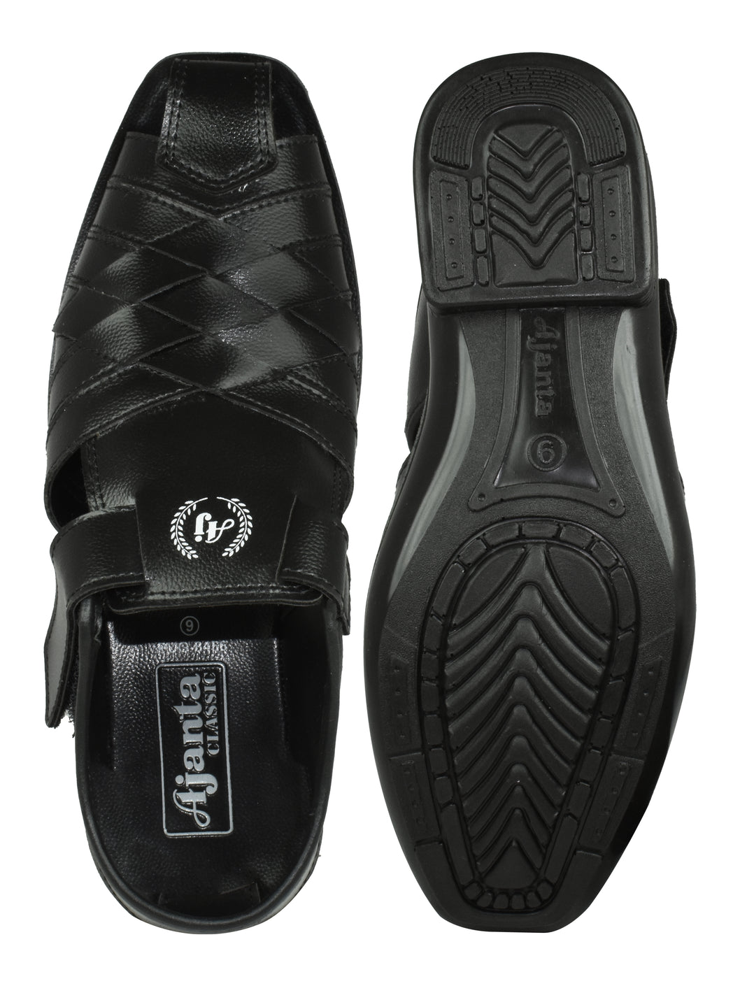 Ajanta Men’s Black Cycle Sandal – Ajanta Shoes India Pvt. Ltd.