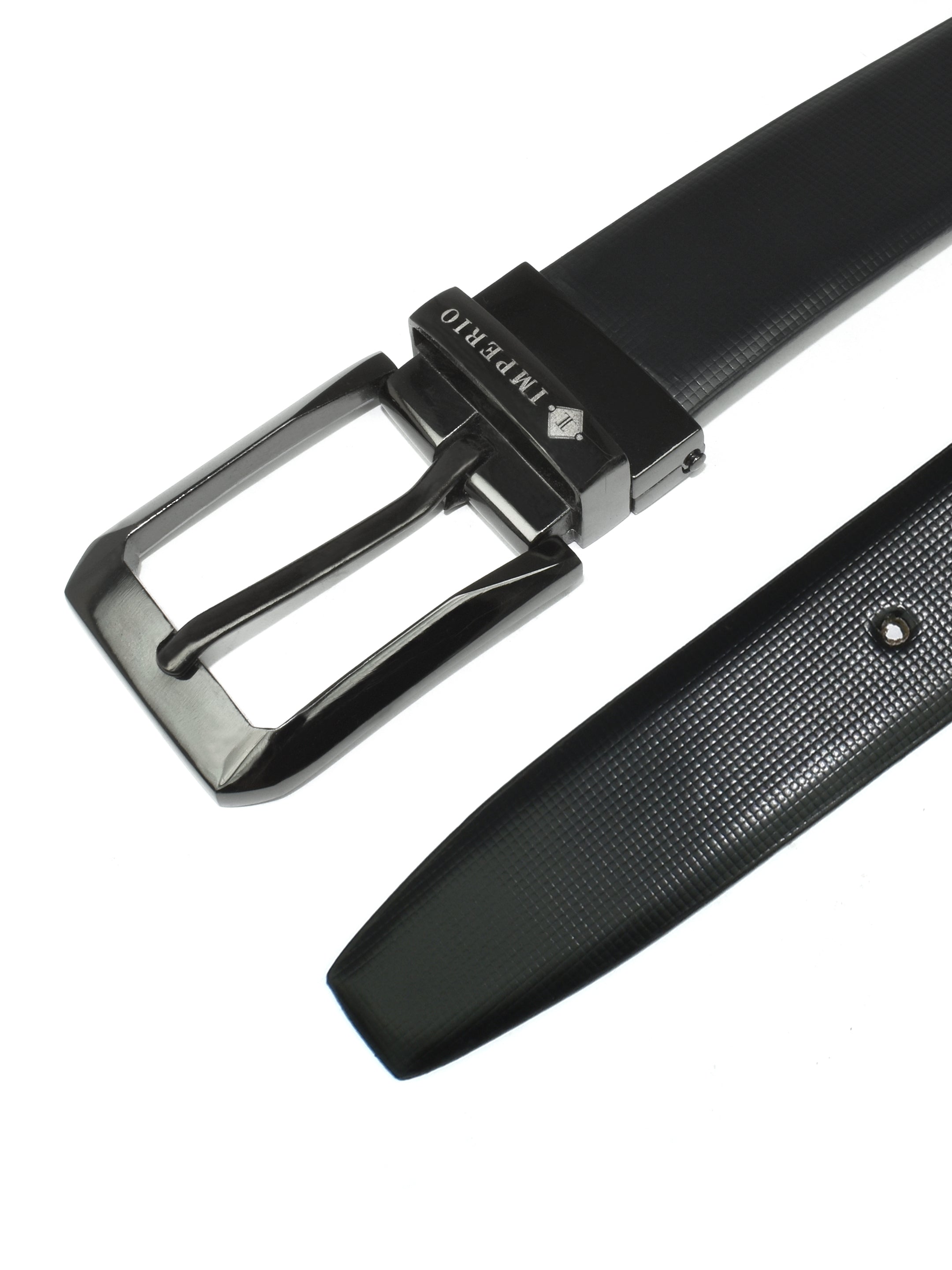 Imperio Genuine Leather Reversible Belt for Men – Dual-Side Formal & Casual Waist Belt