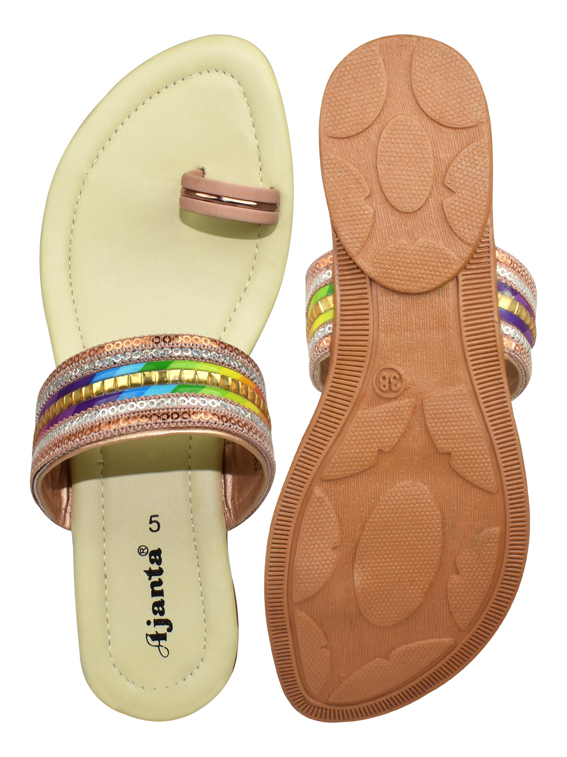 Women's Cream General Sandals