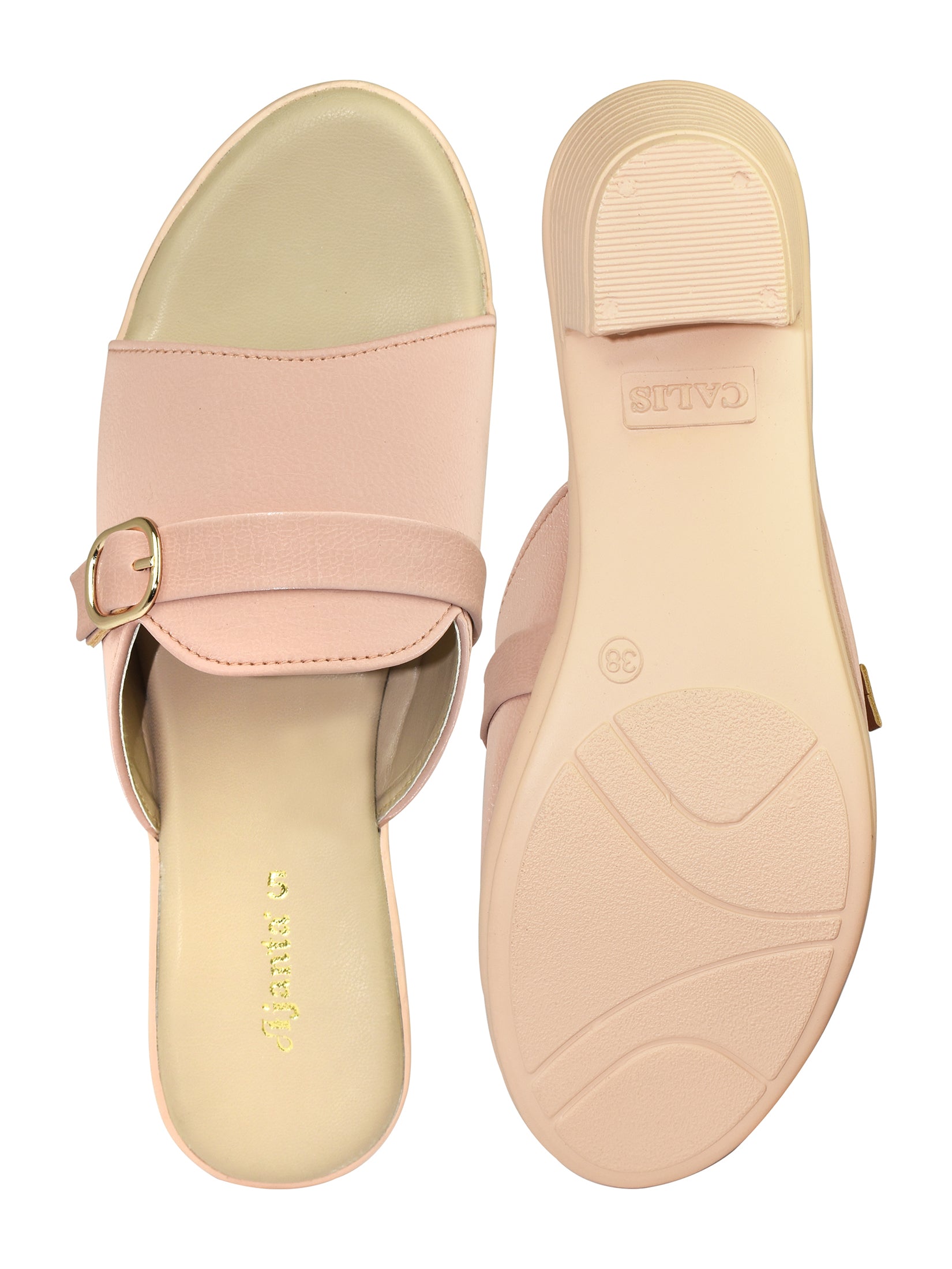 Ajanta Women Stylish Trending And Comfort Fancy Heel Sandal for Casual wear EL3015