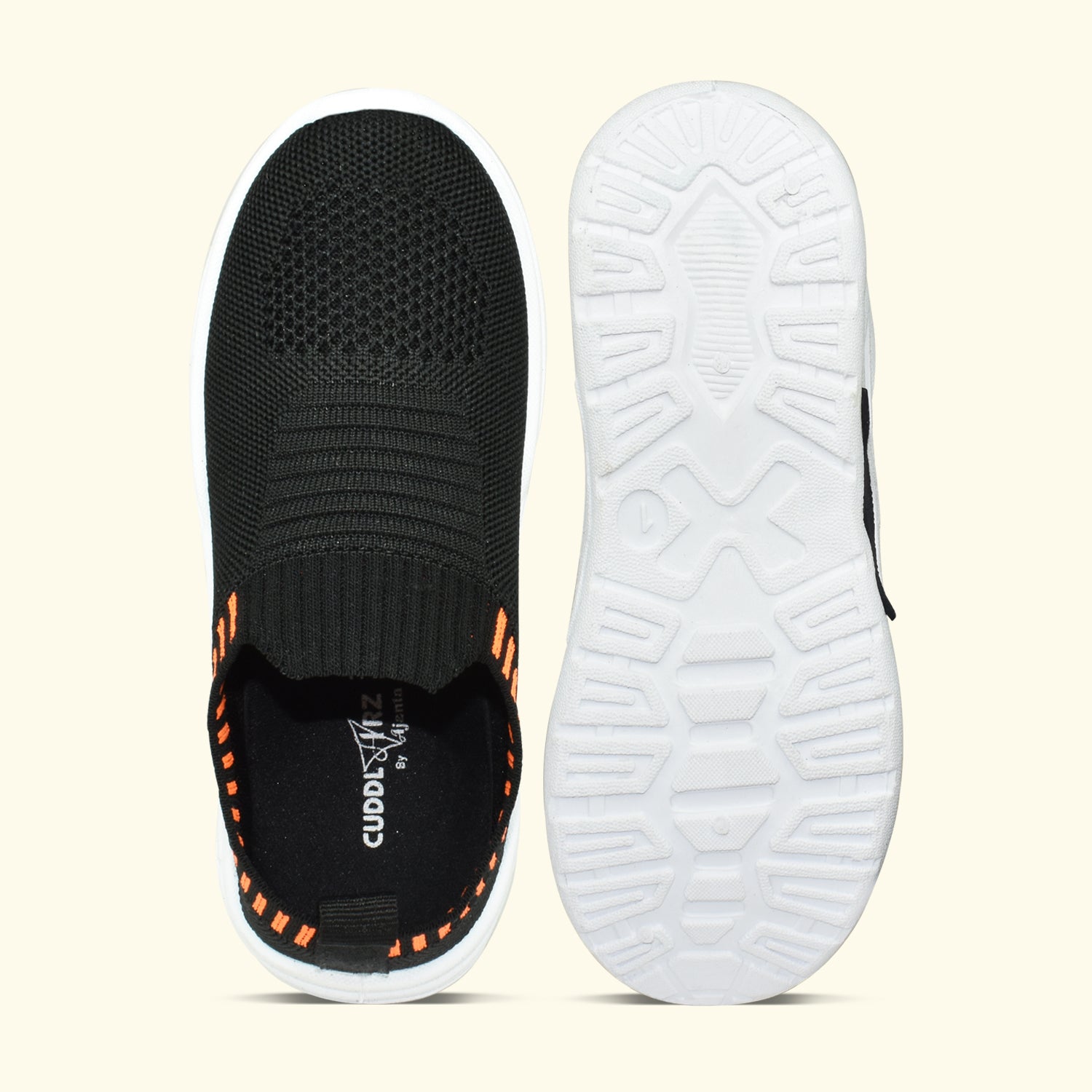 AJANTA Kids Classic Ultra Soft Knitted Upper Casual Shoes| Comfortable & LightWeight| Stylish & Anti-Skid| Indoor & Outdoor Casual Shoes KS0391