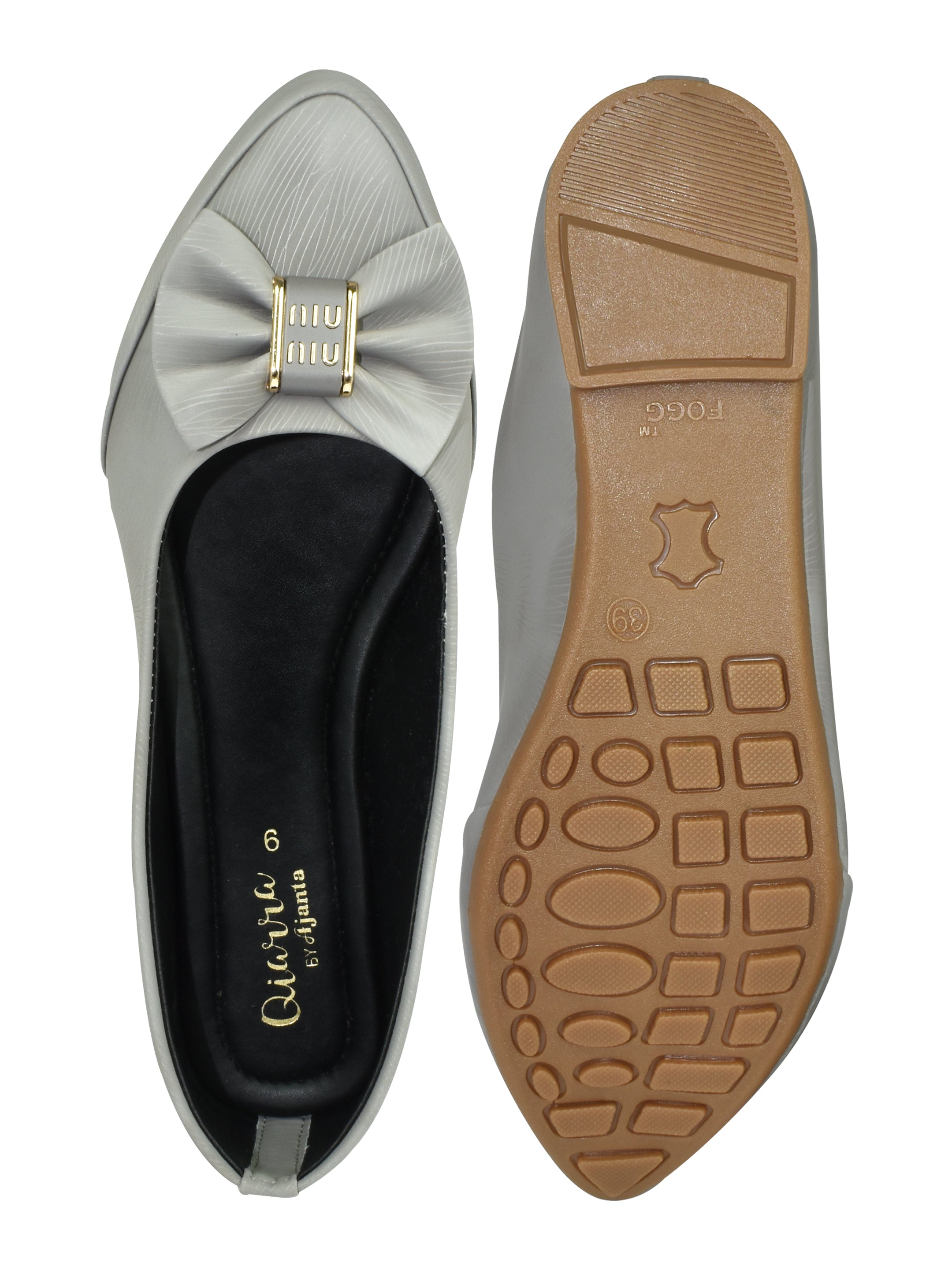 Ajanta Comfortable Stylish Light Weight Casual Bellies For Women Office wear / Anti-Skid, Slip-On Design /  Ideal for Office, Travel & Outings EL5020