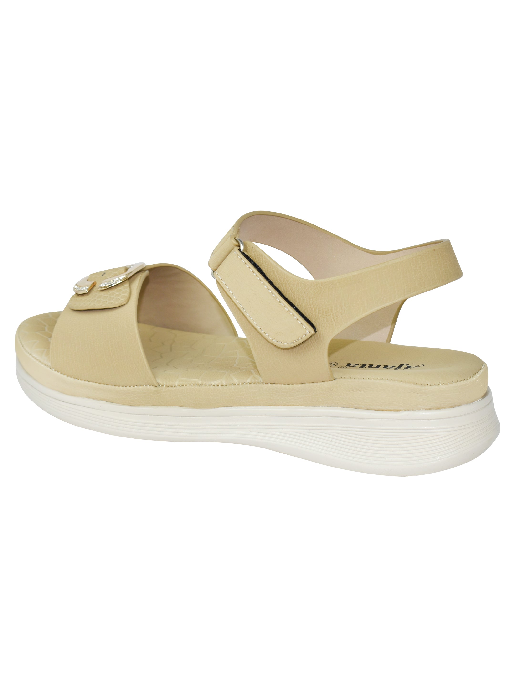 Ajanta Women Flat Sandal / Anti-Skid Grip for Confident Walking / Stable & Comfortable Steps EL4001