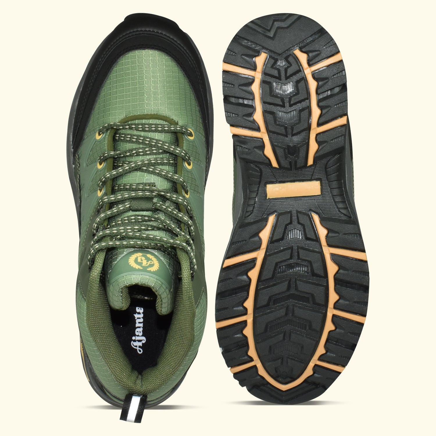 AJANTA Terra Trek Outdoor Hiking Shoes With Superior Grip & Comfort | Lightweight & Sturdy Boots EG1054