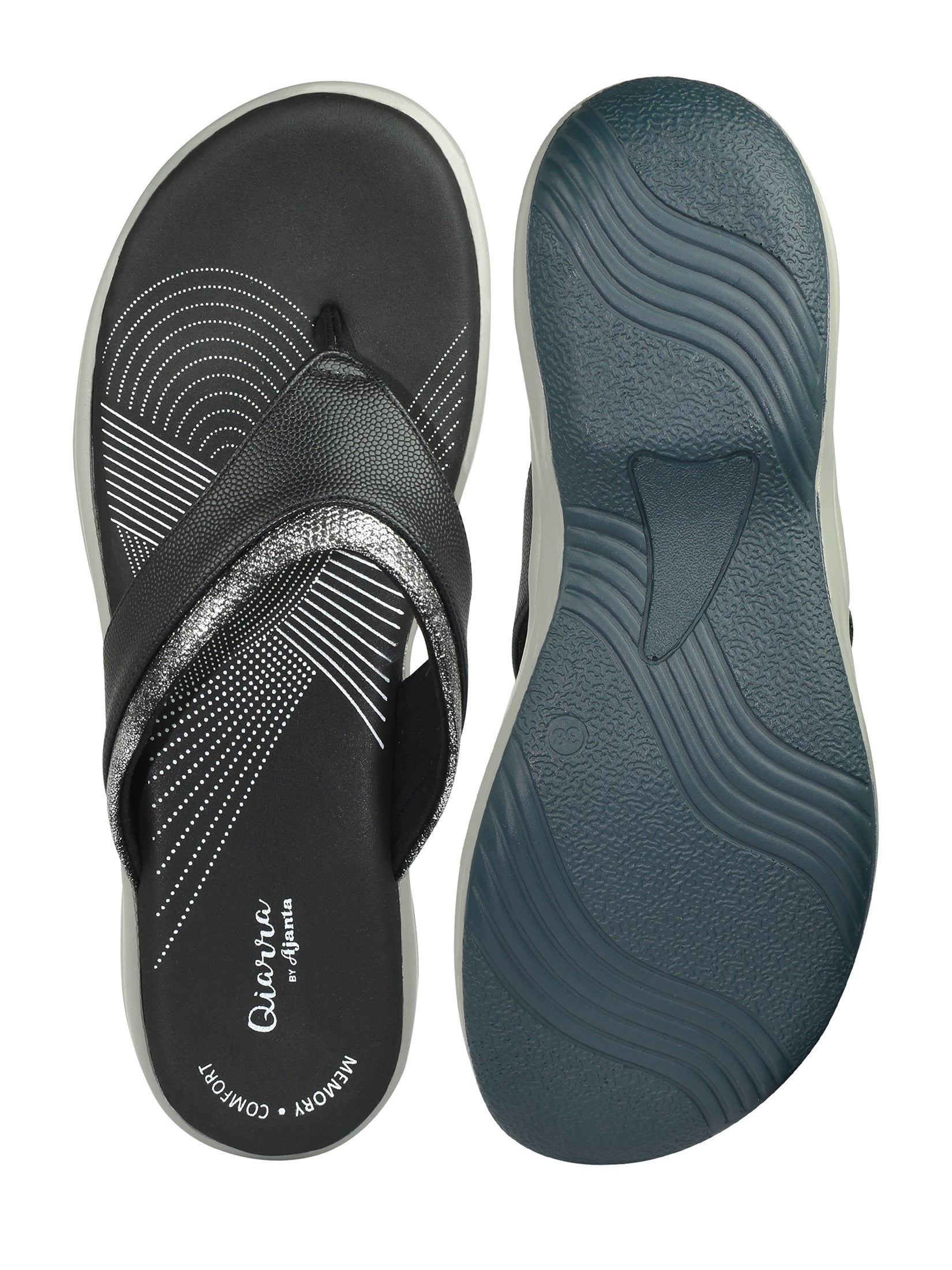 Ajanta Casual Slip on Stylish Flat Sandal for Women & Comfortable Slipper