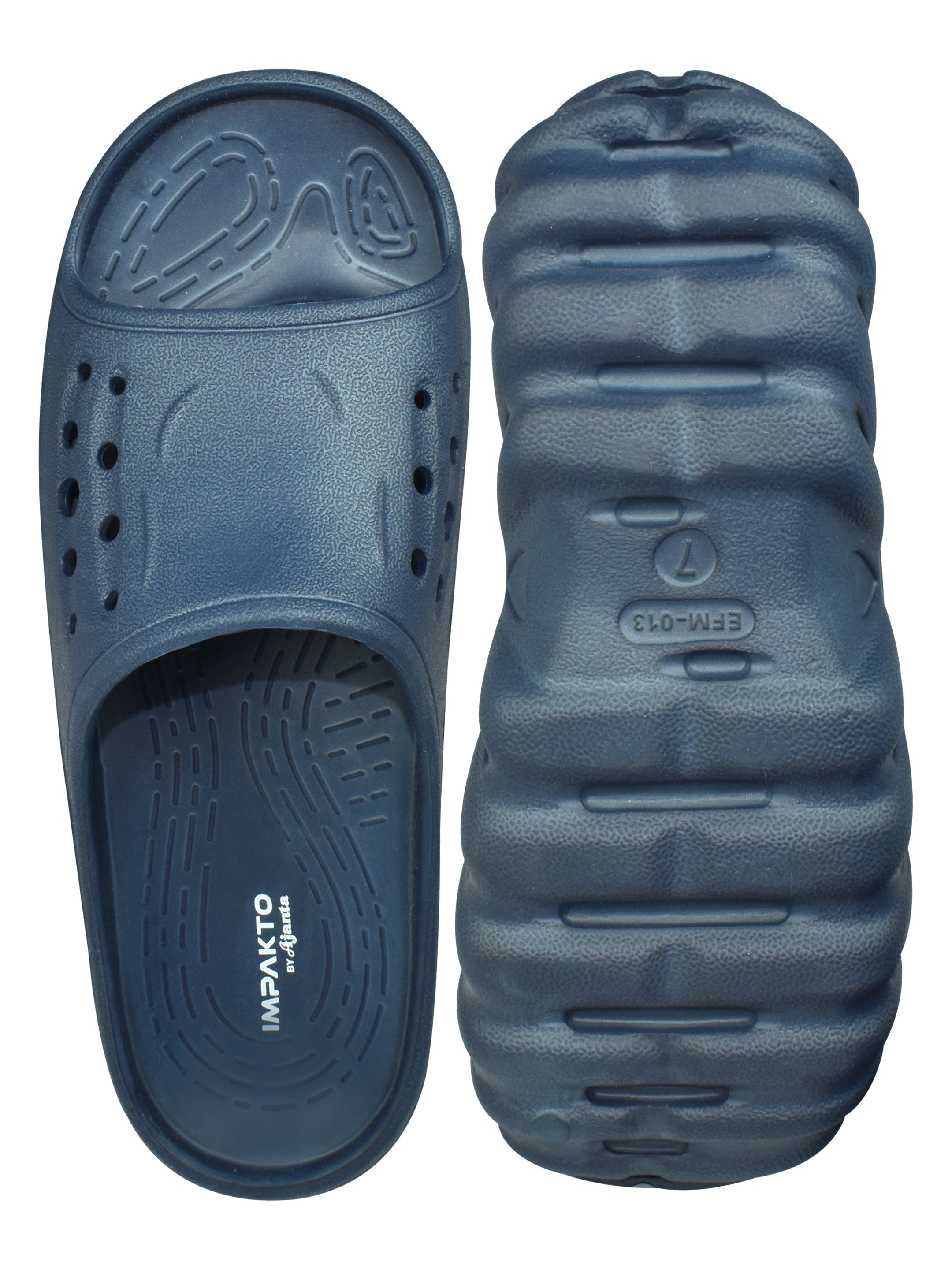 Impakto by Ajanta Men’s EVA Molded Sliders for Lightweight Comfort & Everyday Wear