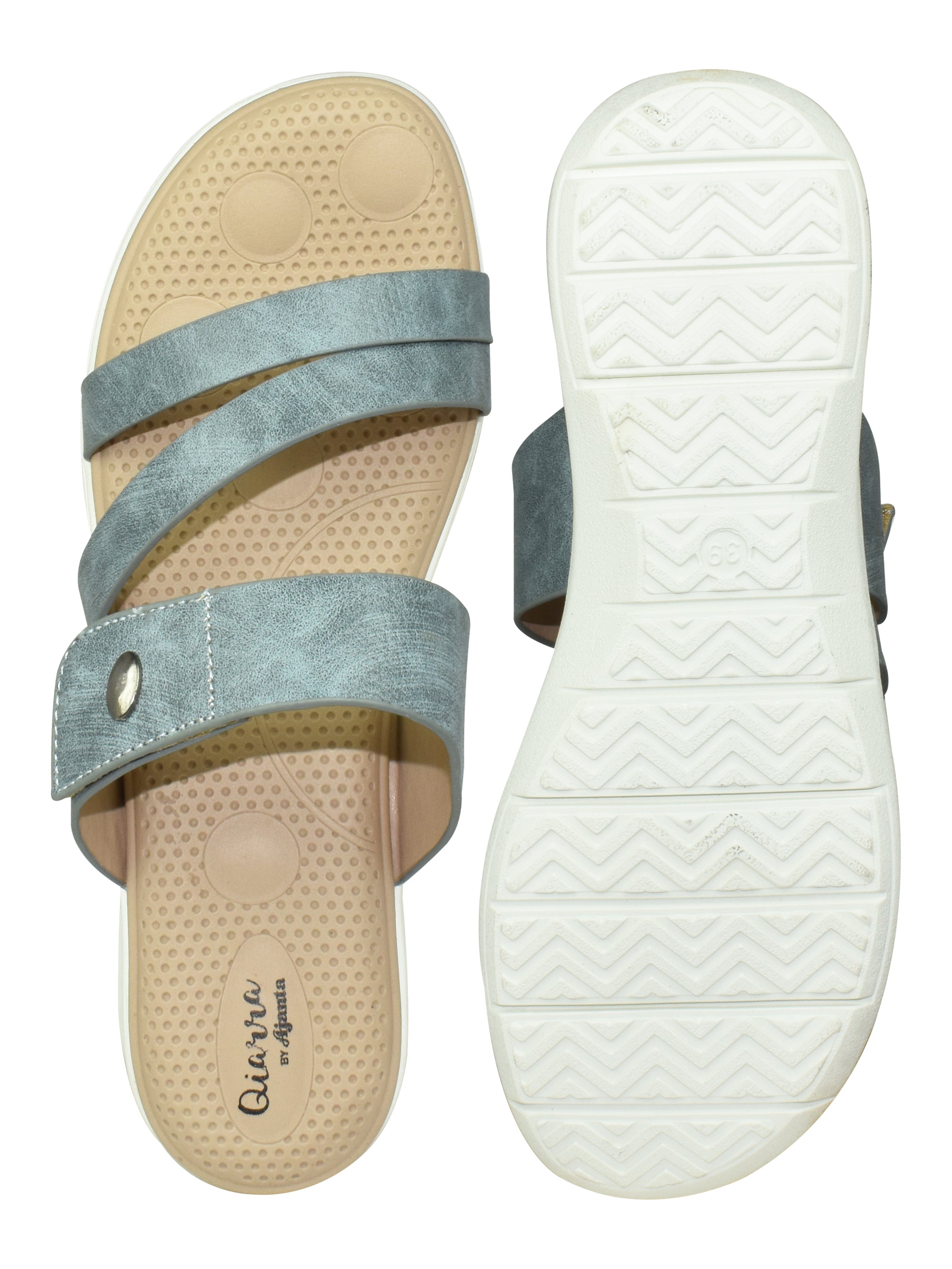 QIARRA by Ajanta Women’s Slip-On Sandals