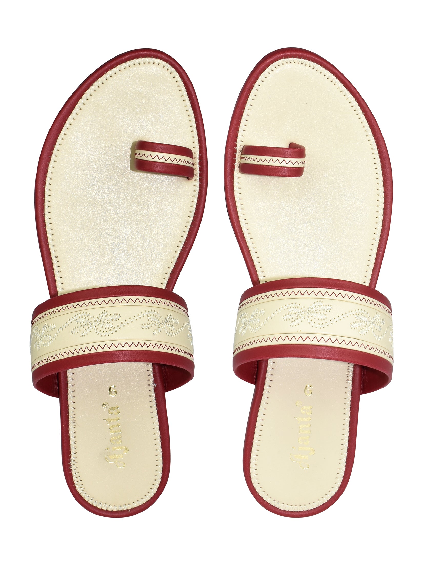 Ajanta Women Flat Sandal /  Durable Anti-Skid Sole for Everyday Comfort / Slip-Resistant & Stylish for Daily Use EL2012