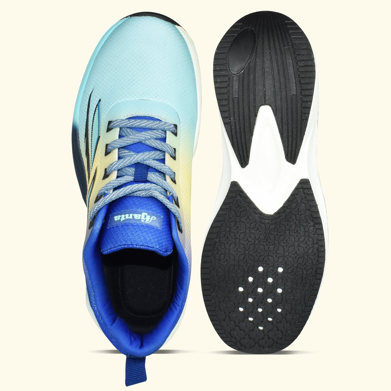 AJANTA Skyline Runner Sports Shoes | Lightweight |Anti-Slip Grip |Fitness Shoes for Training & Outdoor EG1033