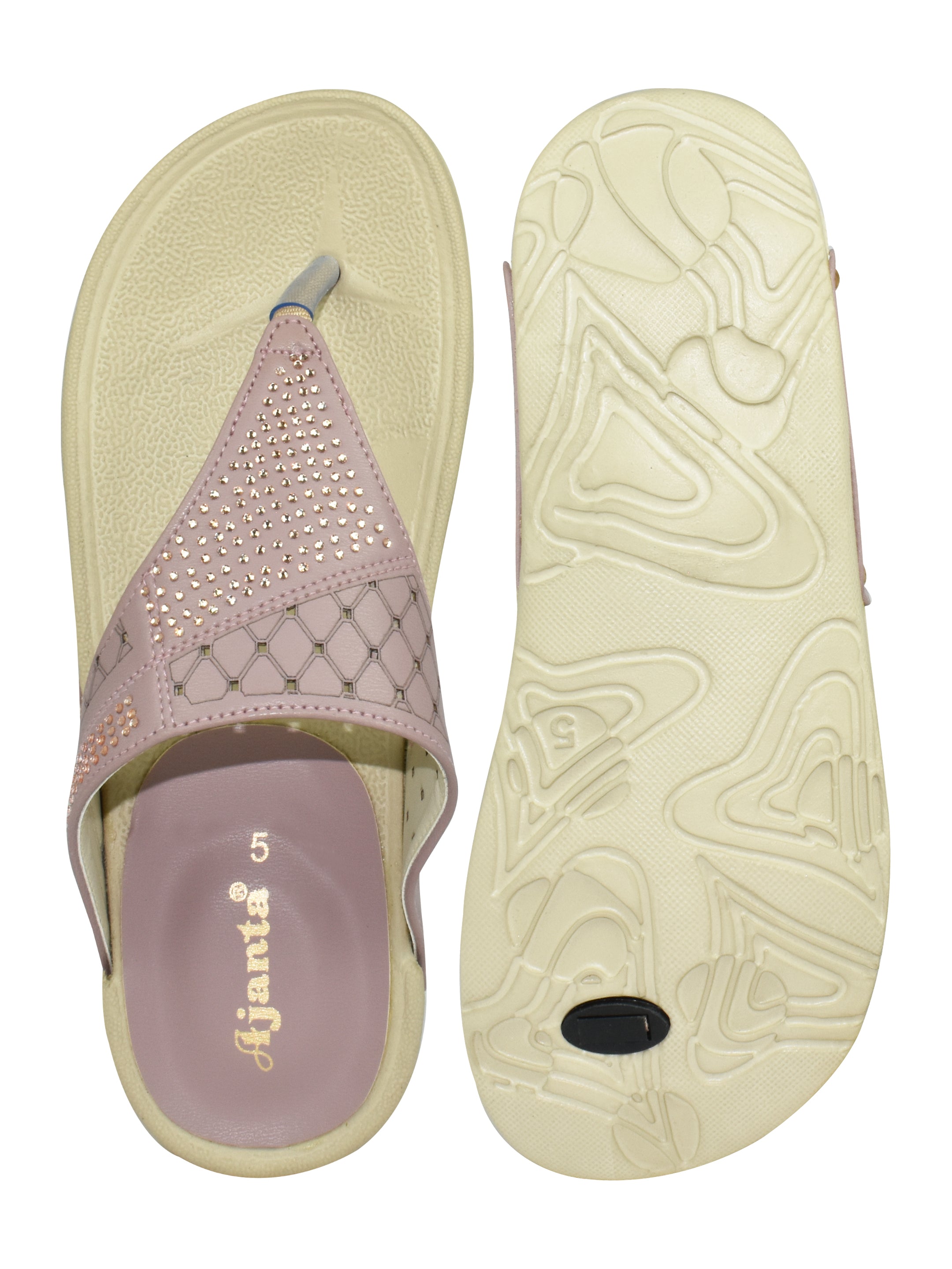 Ajanta Womens Stylish Trendy Lightweight Slip on sandal for casual wear and regular use EL1011