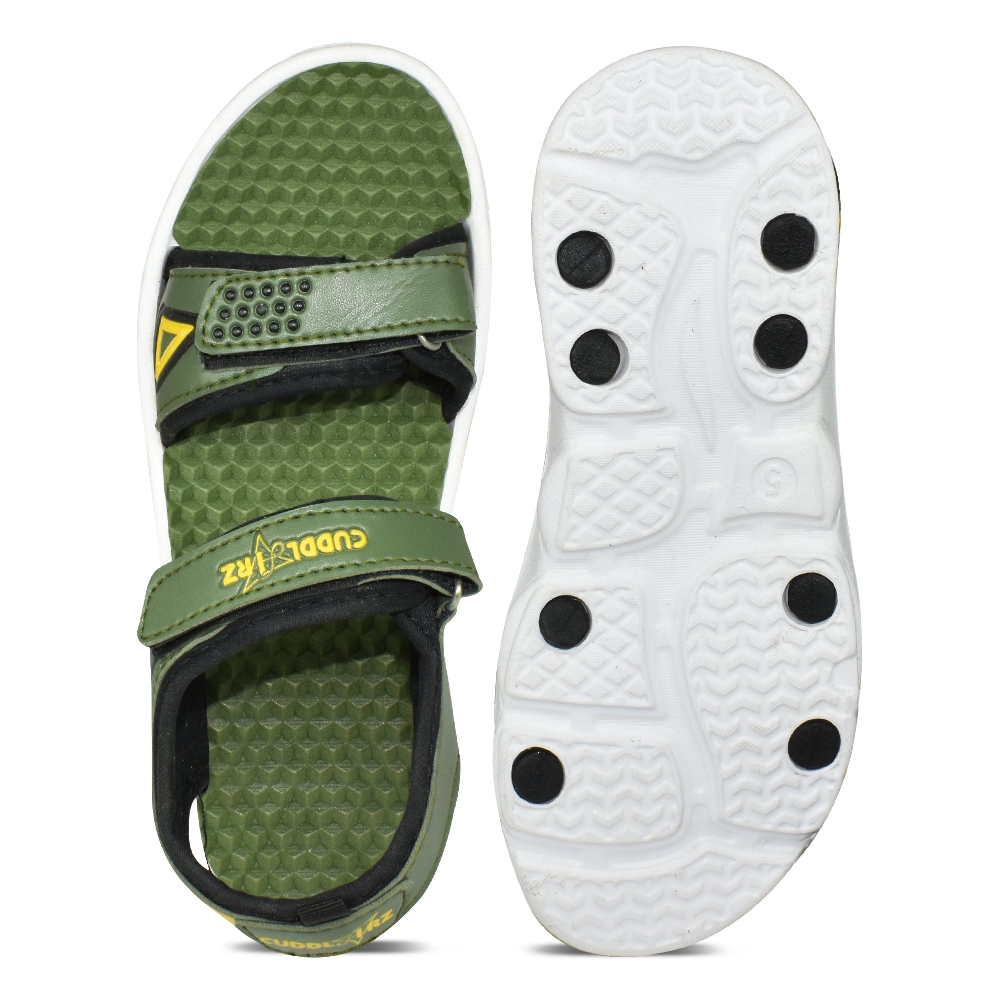 Ajanta Boys’ Sports Velcro Closure Sandals Comfortable Everyday Wear Footwear
