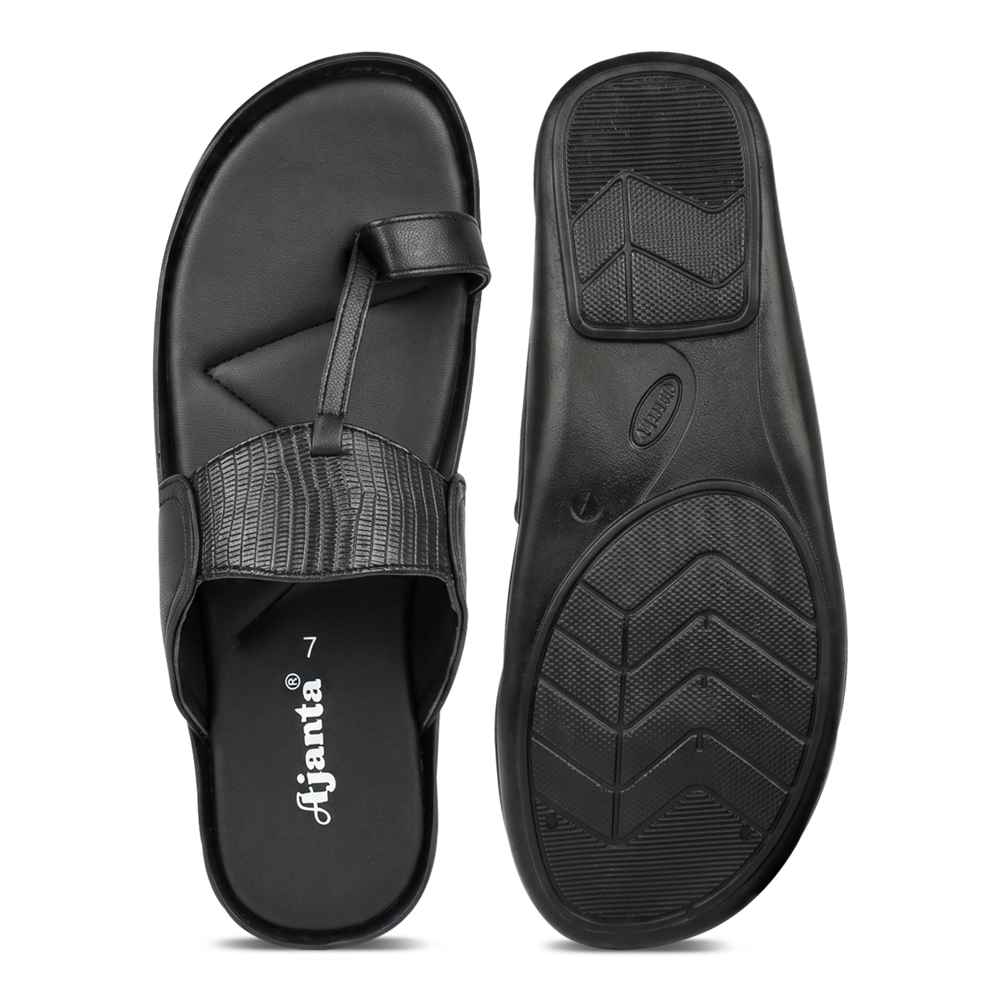 AJANTA Men Lightweight Comfort Sandals | Flexible Sole | Casual Wear