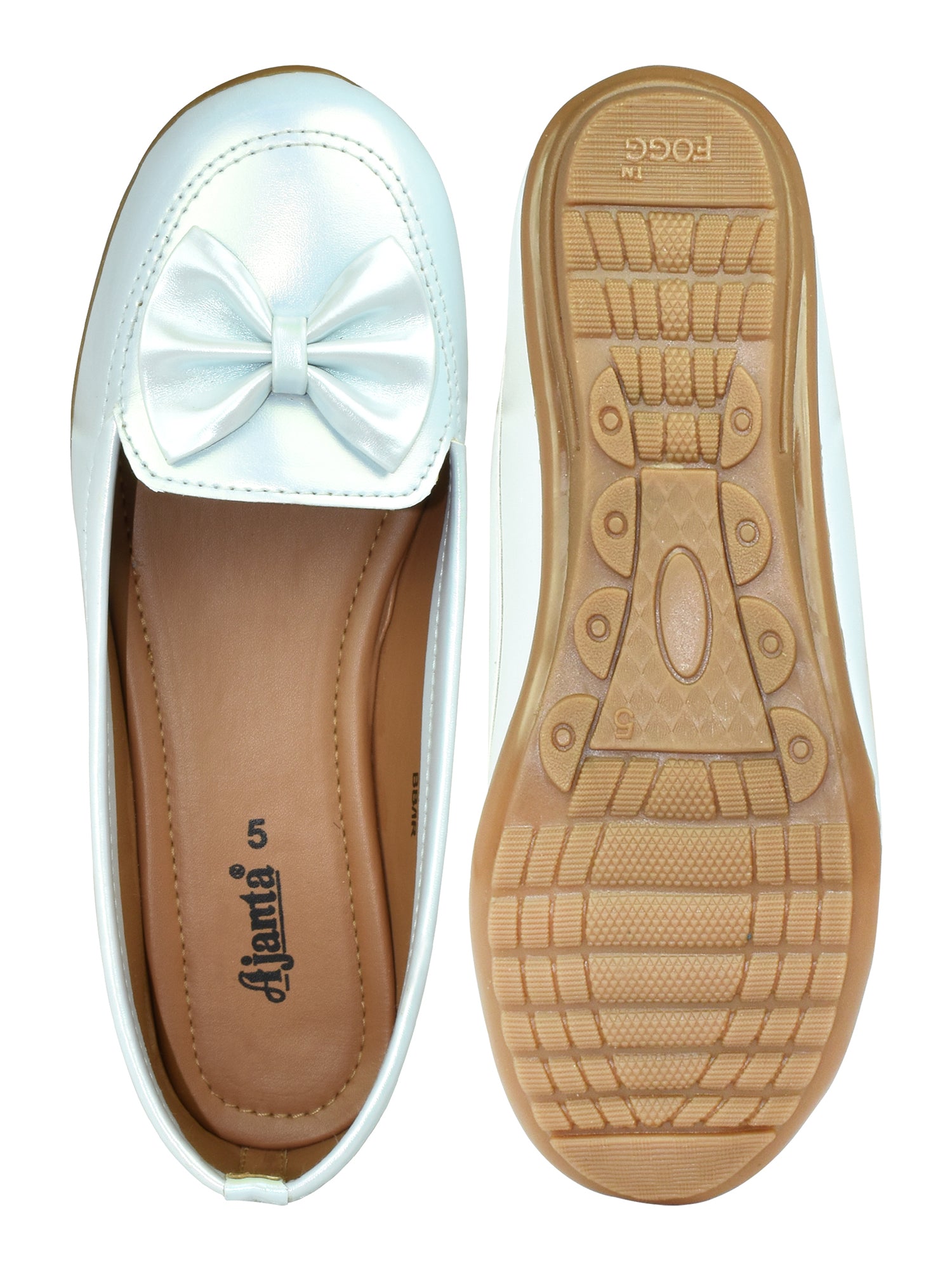 white belly shoes for kid girl​