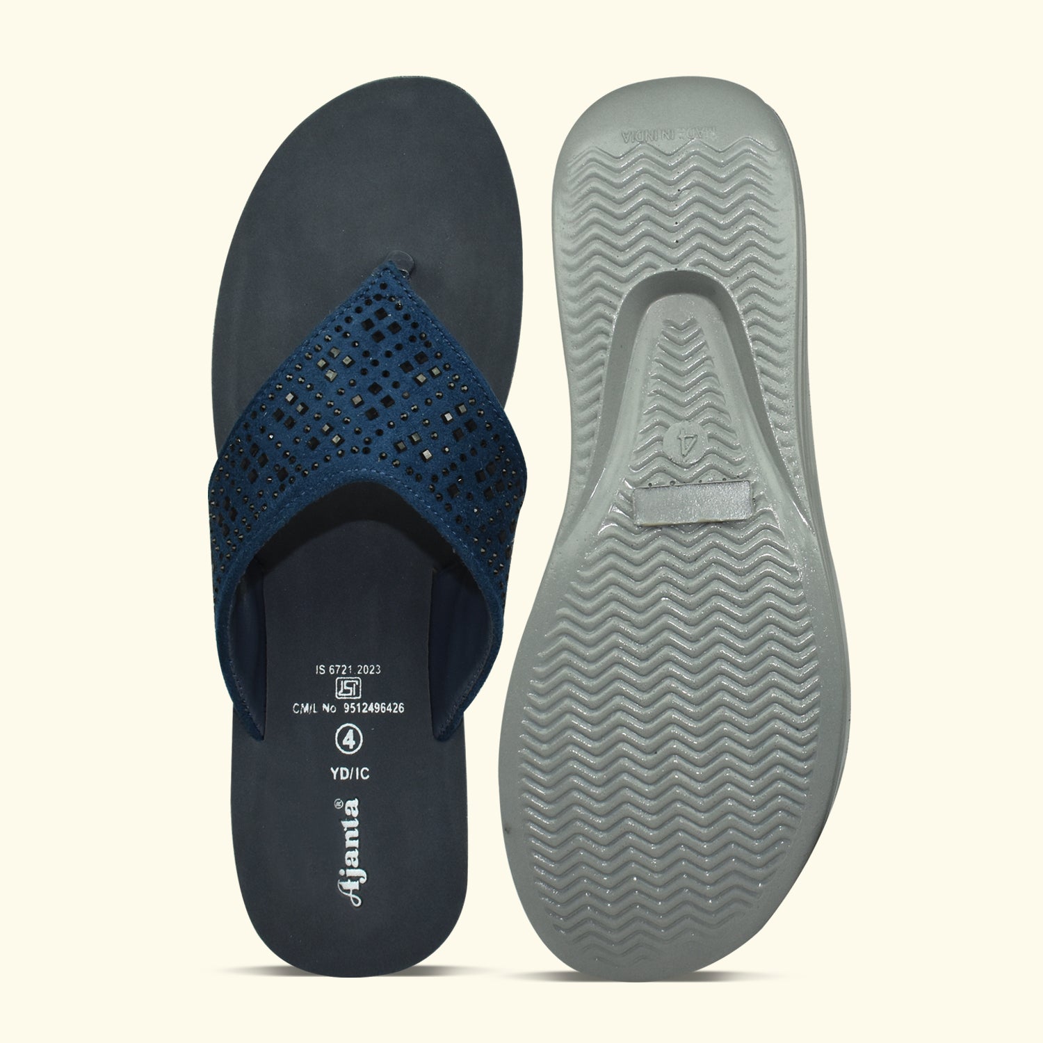 AJANTA Women Sandals |Lightweight & Comfortable | Stylish| Fancy|| Perfect for Casual Outings EL1020