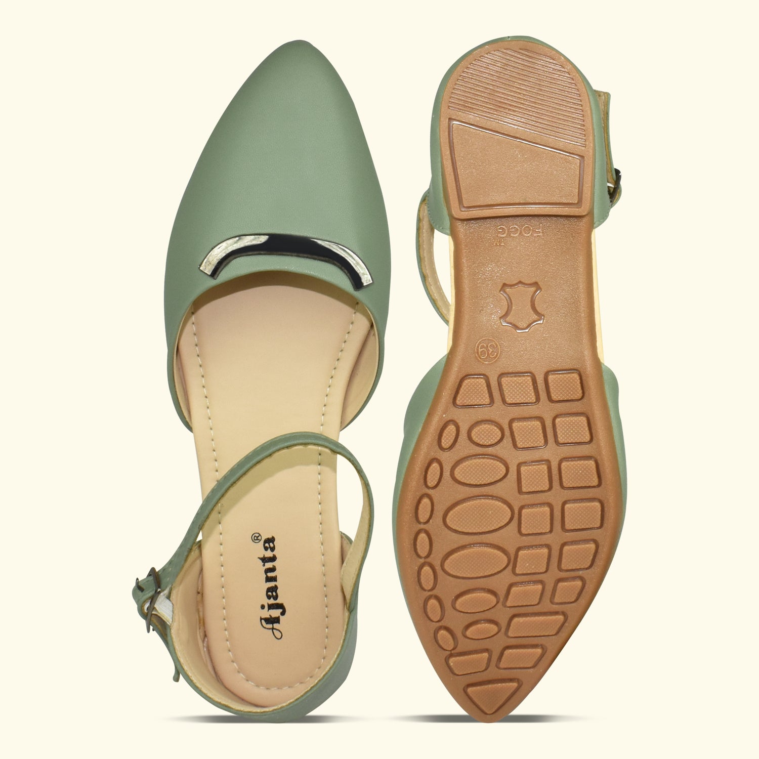 Ajanta Womens Sandal | Perfect for Casual and Office wear | Stylish & Light | Comfortable & Trendy for Daily and Formal Wear | Anti-Skid Sandal EL5016