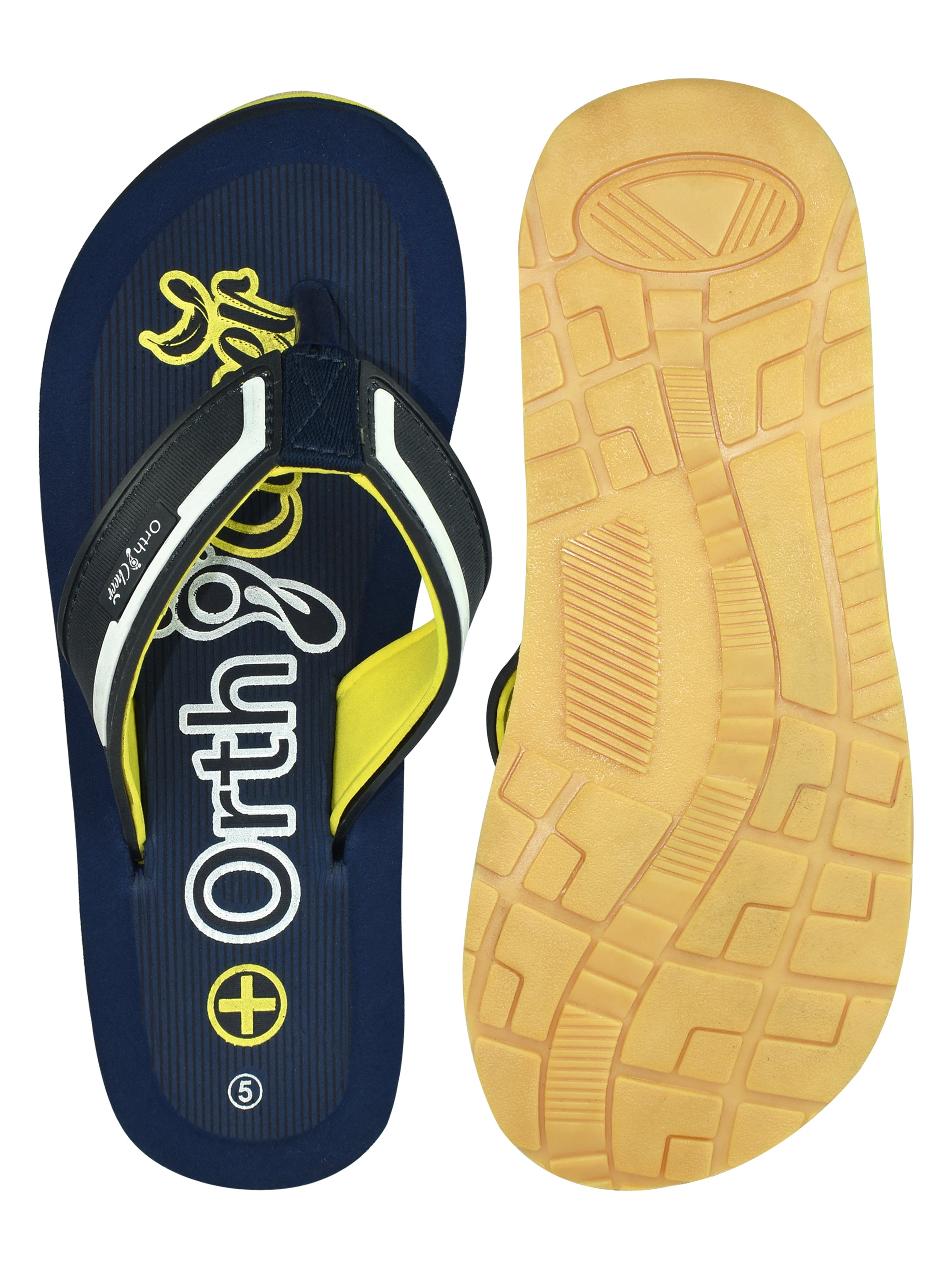 Ortho Cheer Men's Orthopedic & Diabetic Friendly Soft, Lightweight & Super Comfort Daily Use SlippersAO2011