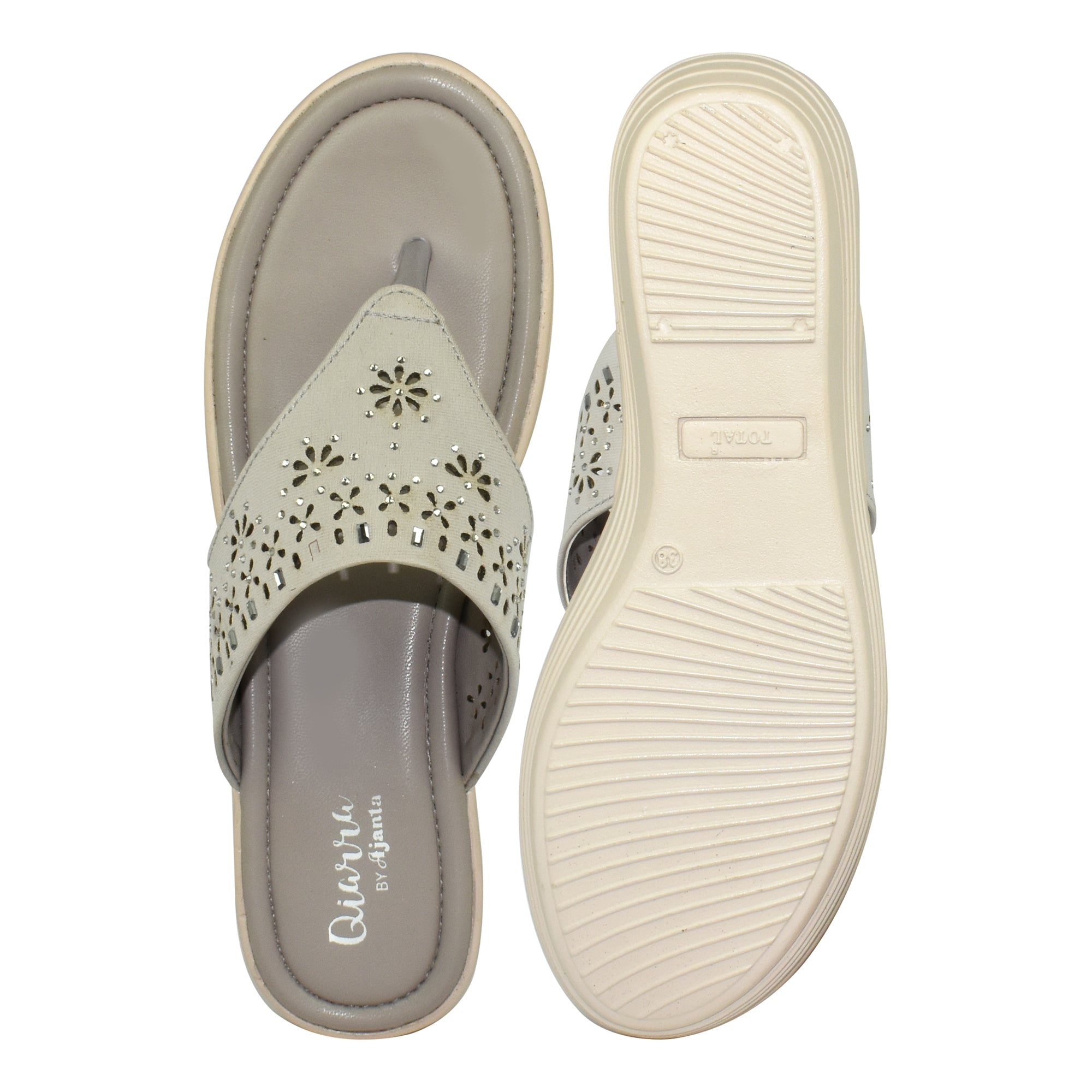 QIARRA by Ajanta Women Stylish Wedge Sandals