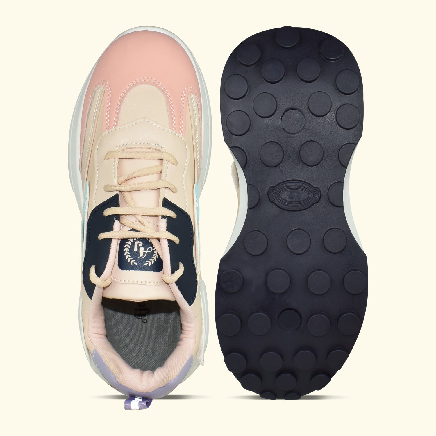 AJANTA Women Lightning Chunky Sneakers | Stylish,Lightweight,Comfortable,Trendy Streetwear Sneakers EL5039