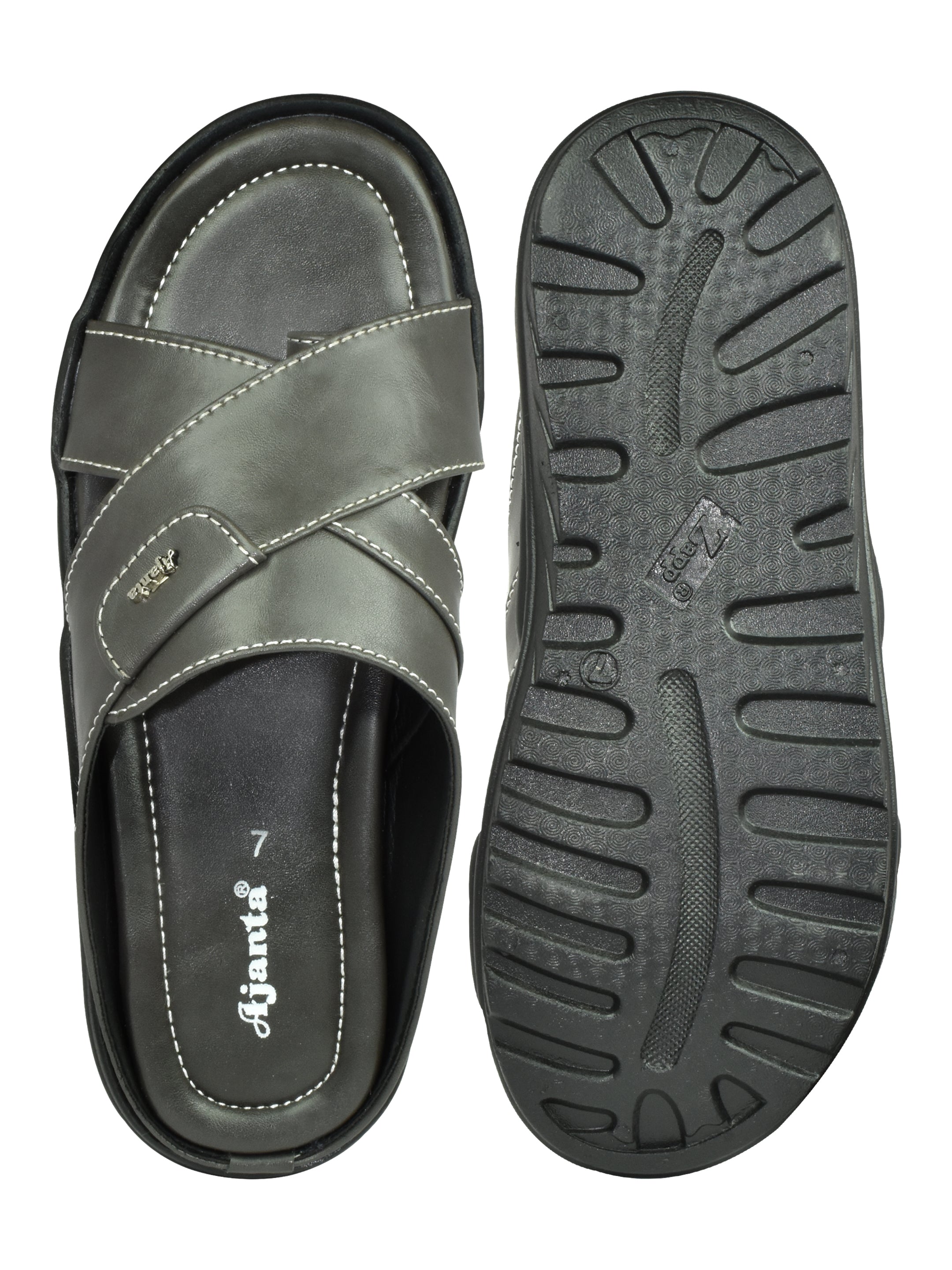 Ajanta Synthetic Sandals for Men Comfortable Sole & Durable Sandal /Men’s Casual Slip-On Sandals  EG0848