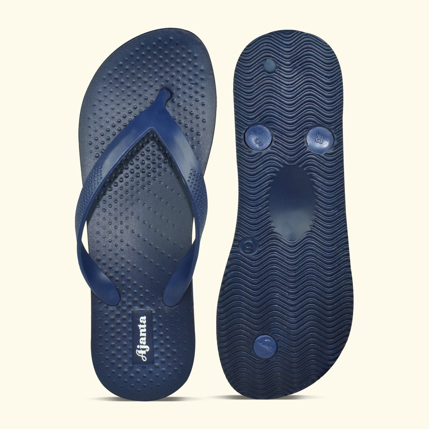 Ajanta Women’s Casual PVC Slip-On Slippers – Lightweight EVA Sole for Everyday Comfort-EL1047