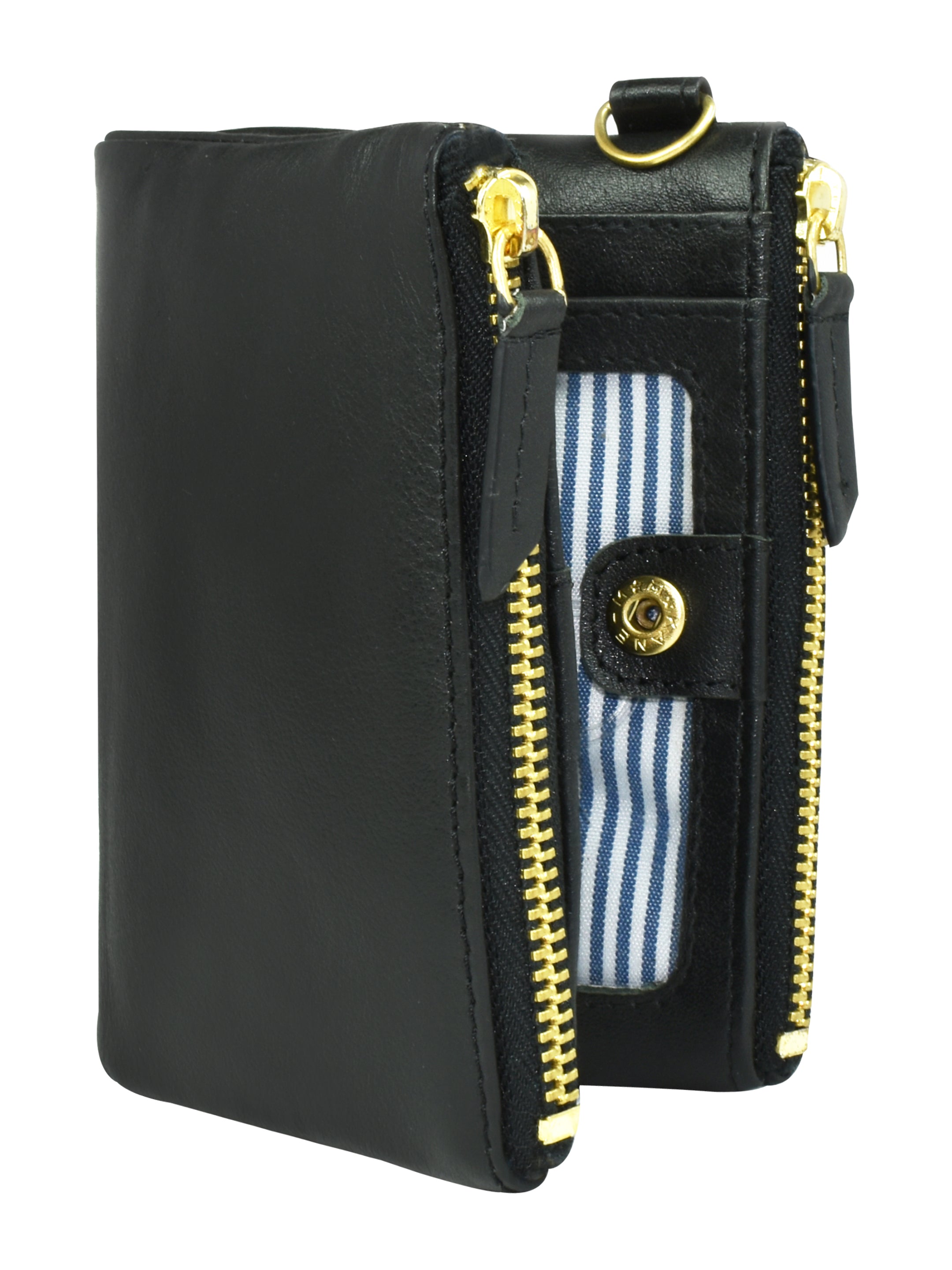 Ajanta Classic Black Leather Wallet for Men Stylish, Durable & Functional