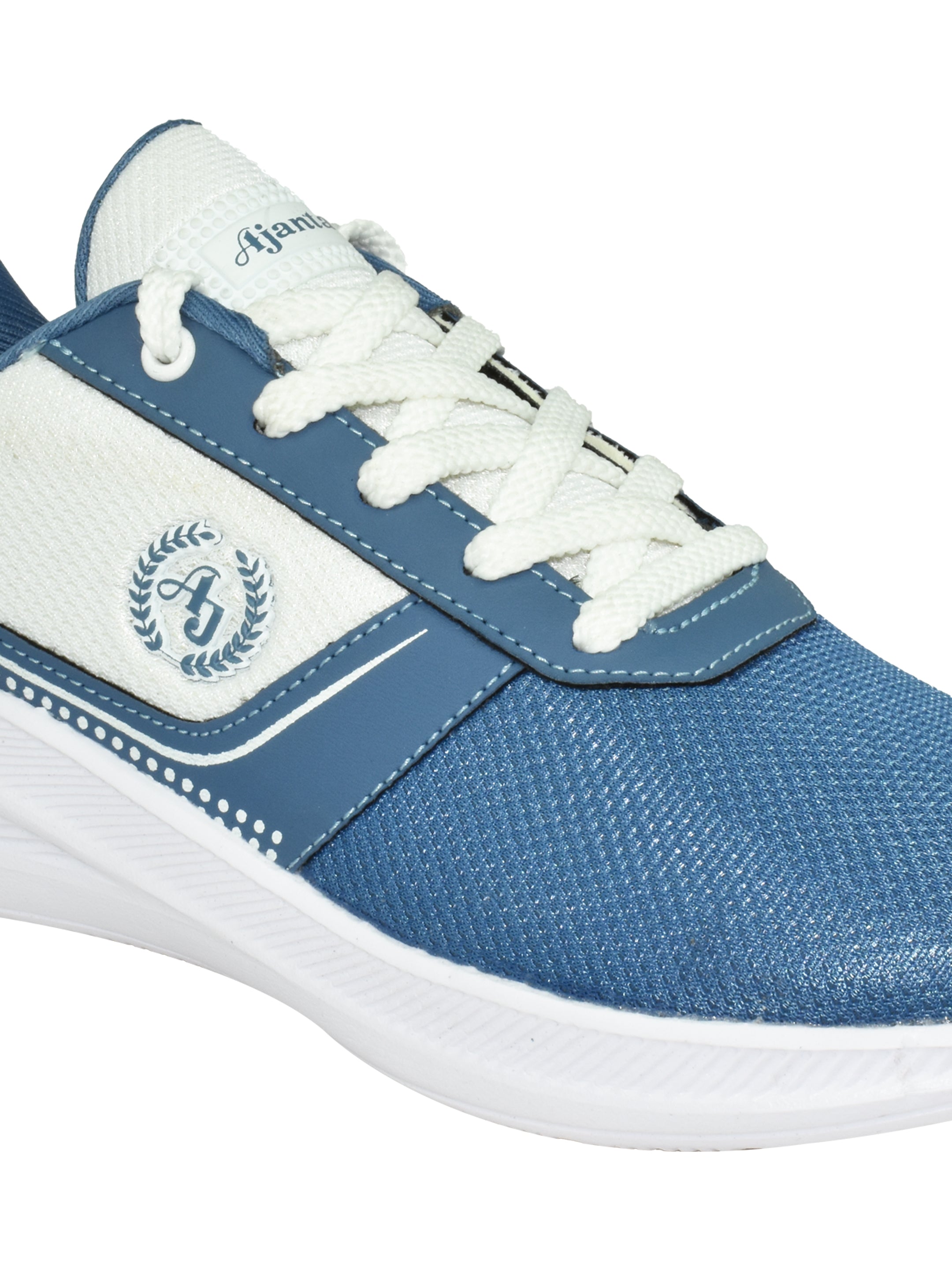 Men’s Blue & White Dual-Color Casual Shoe with Lightweight EVA Cushioning