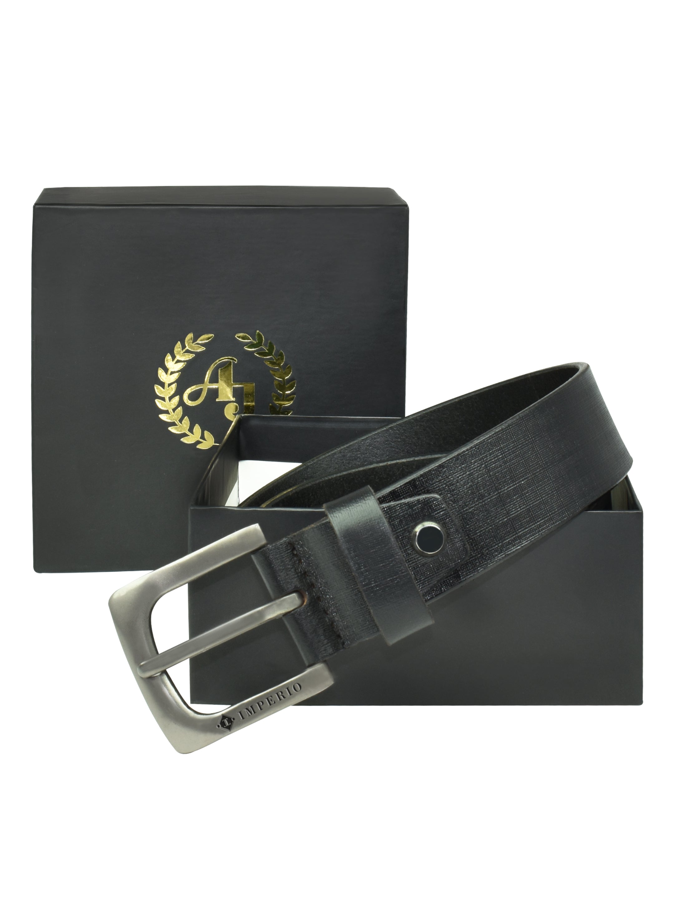 Imperio Genuine Leather Belt for Men – Classic Formal & Casual Waist Belt