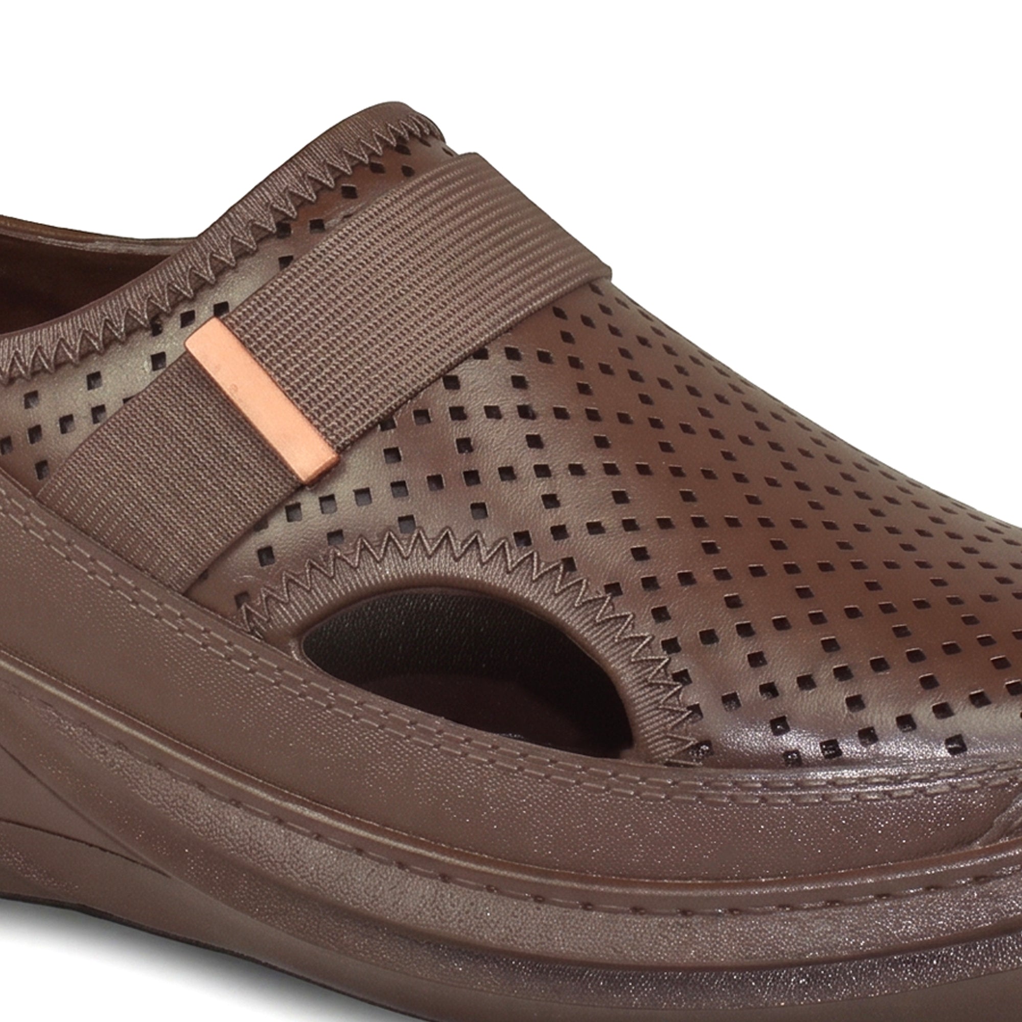 AJANTA Men's Roman Sandals | PVC Molded Water Resistant Sandals for Men | Lightweight Breathable Walking Sandals | Rainy Season Outdoor Casual Daily Wear Footwear