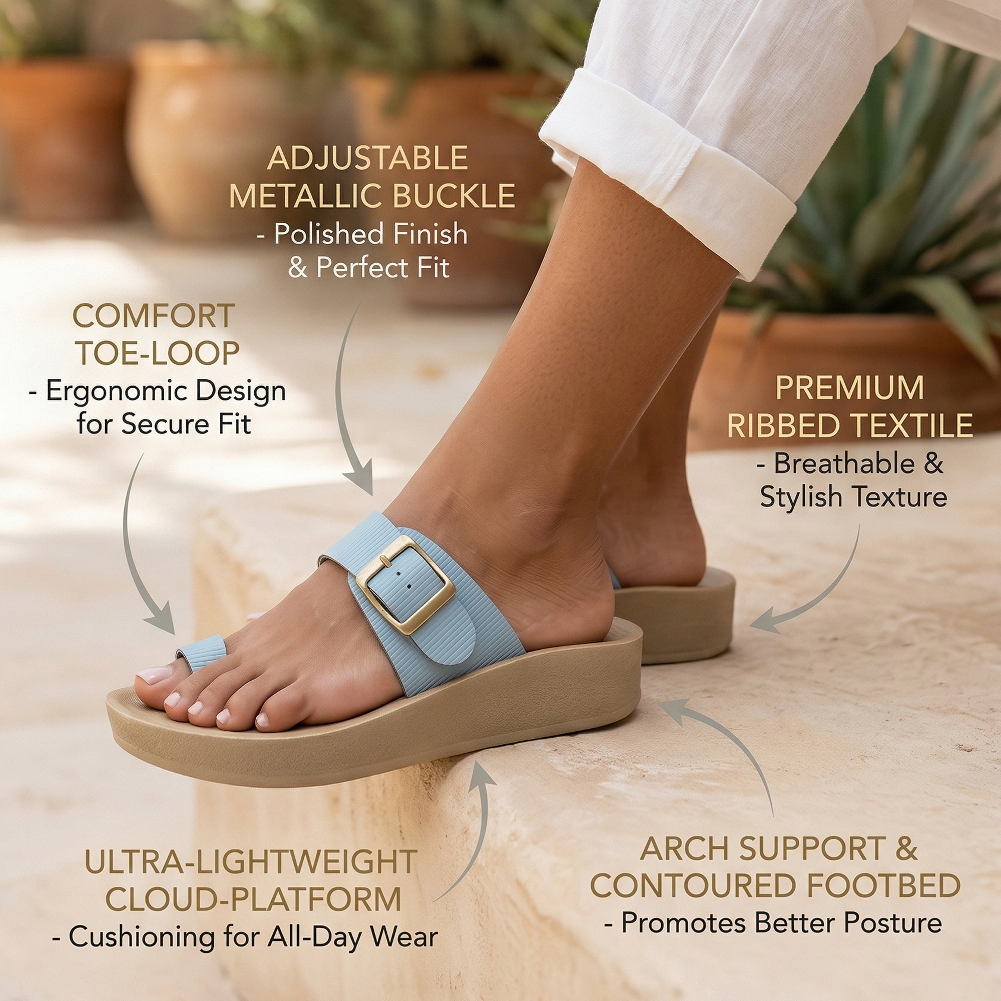 Ajanta Women’s One-Toe Sandal