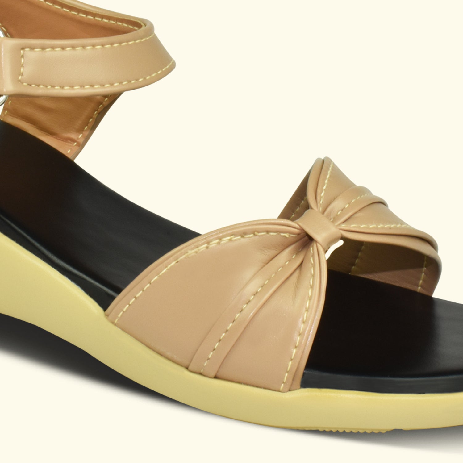 Ajanta Women Sandals with Adjustable Ankle Strap | Stylish Design and Cushioned Sandal for Office, Party and Formal Occasions EL4016