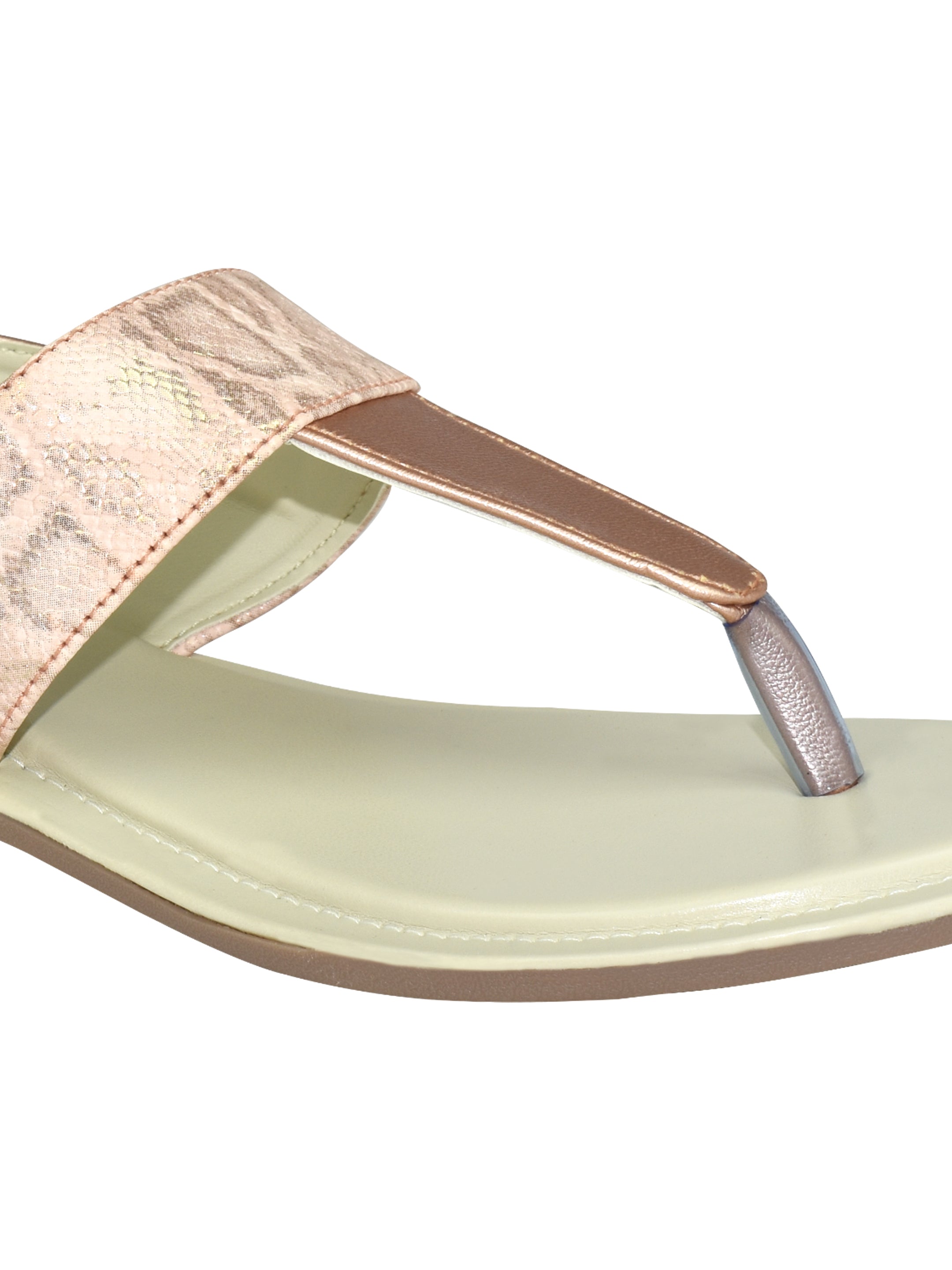 Ajanta Comfortable flat sandals for women stylish Casual Soft chappal Summer Look with These Flats EL4013