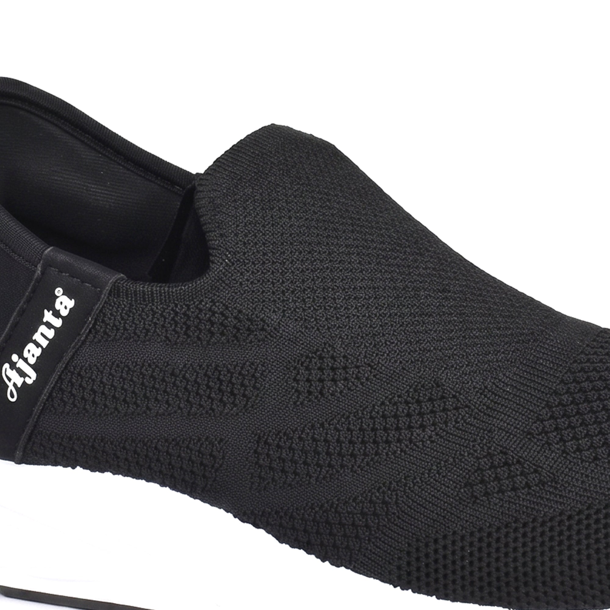 AJANTA Hands-Free Slip On Shoes for Women | Walking Shoes for Women | Sports Shoes | Lightweight Breathable Running Sneakers | Memory Foam Cushion | Gym, Office, Travel, Casual Shoes Black