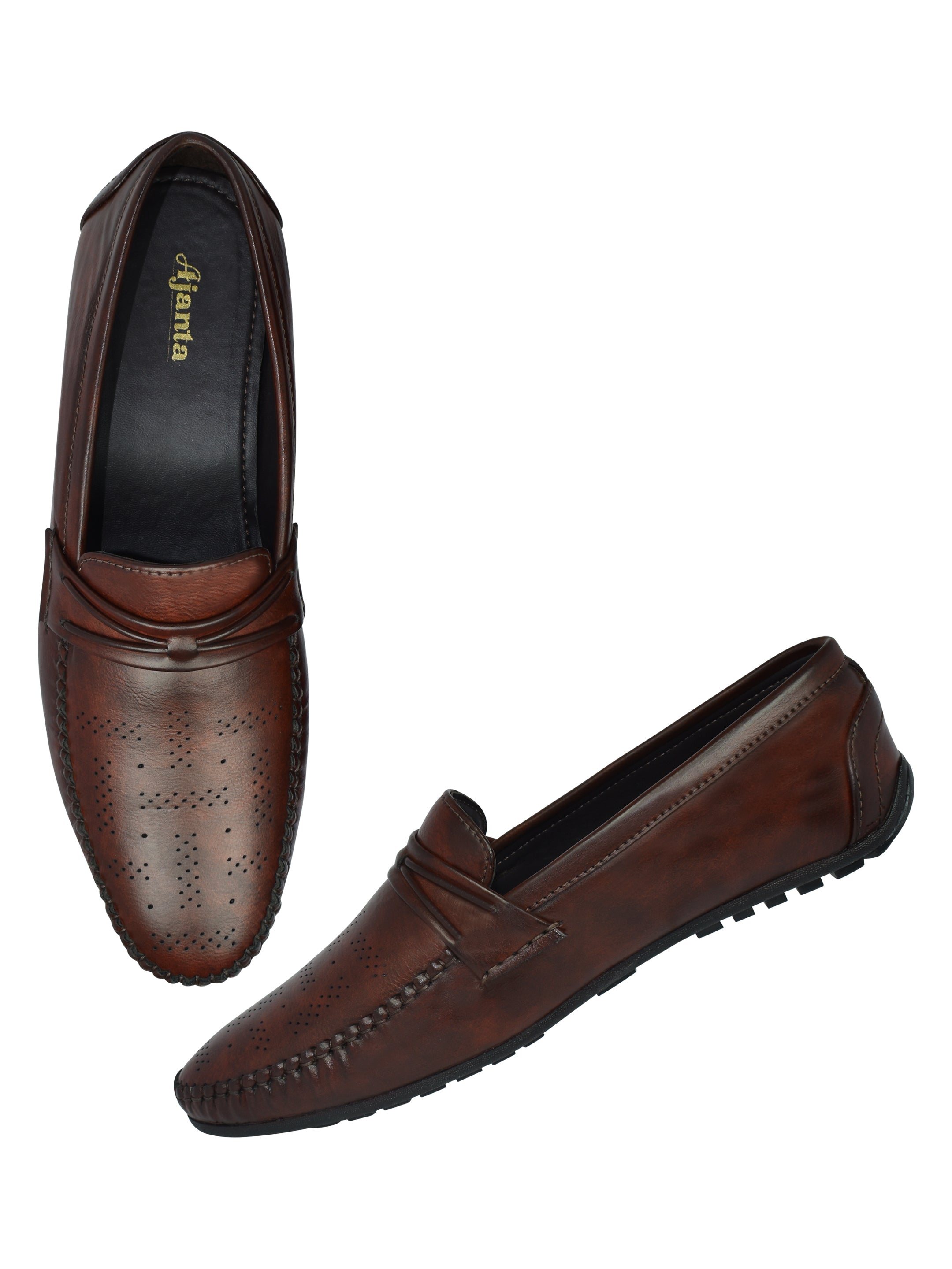 Ajanta Men loafers / Men’s Classic Formal Loafers / Anti-Skid Sole & Stylish Fit EG4001