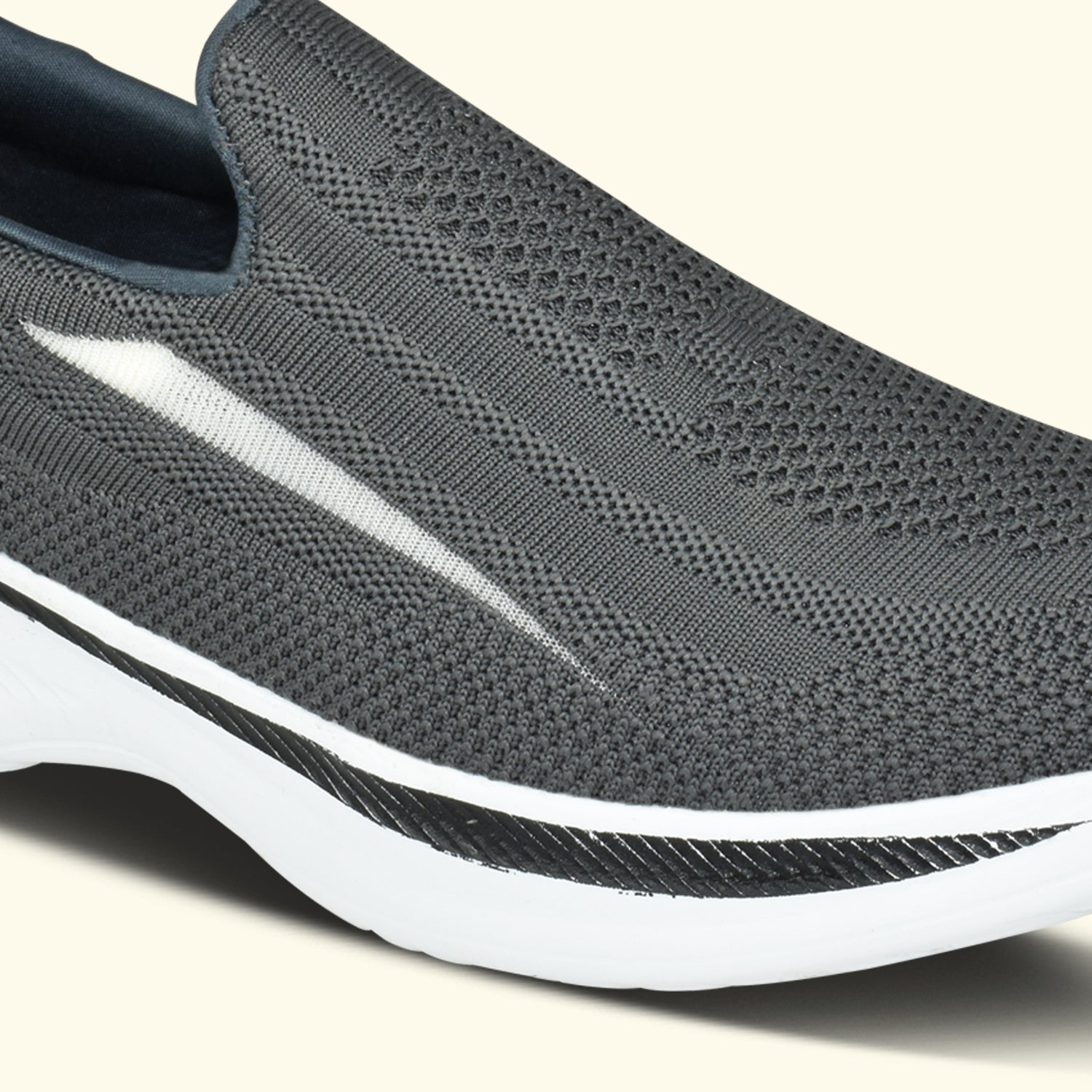 AJANTA Slip-On Runner Shoes | Lightweight | Anti-Slip Grip | Stylish for Running & Training | Fitness Shoe EG1031
