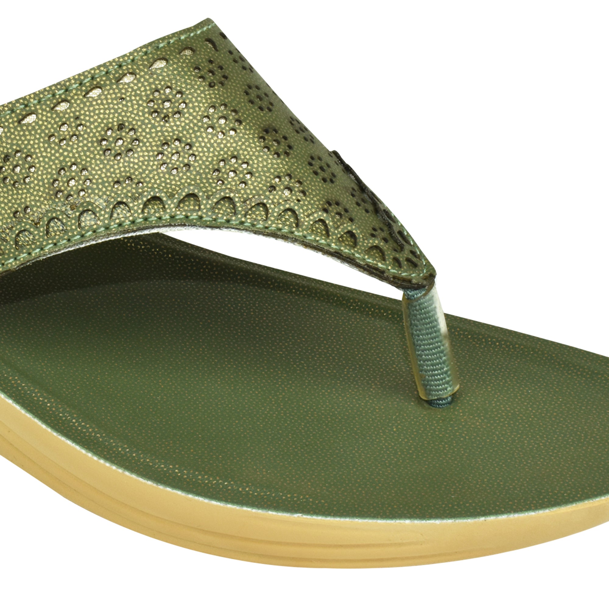 Ajanta Slip On Flat Sandals For Women