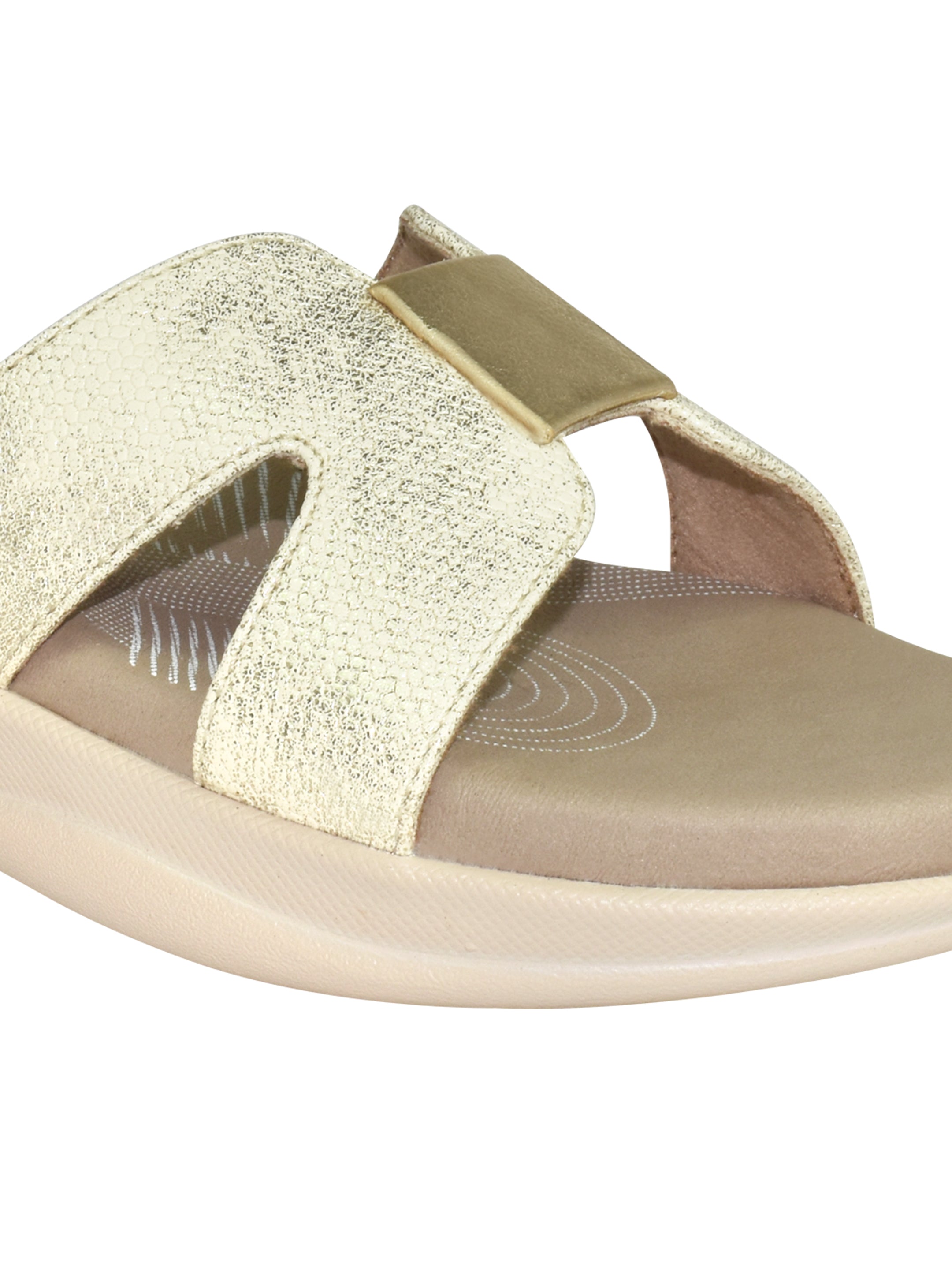 Ajanta Women Comfortable Flat  Sandal for women / Soft Insole with Flexible Sole for All-Day EL3016 / Slip-On Sandals Wear /